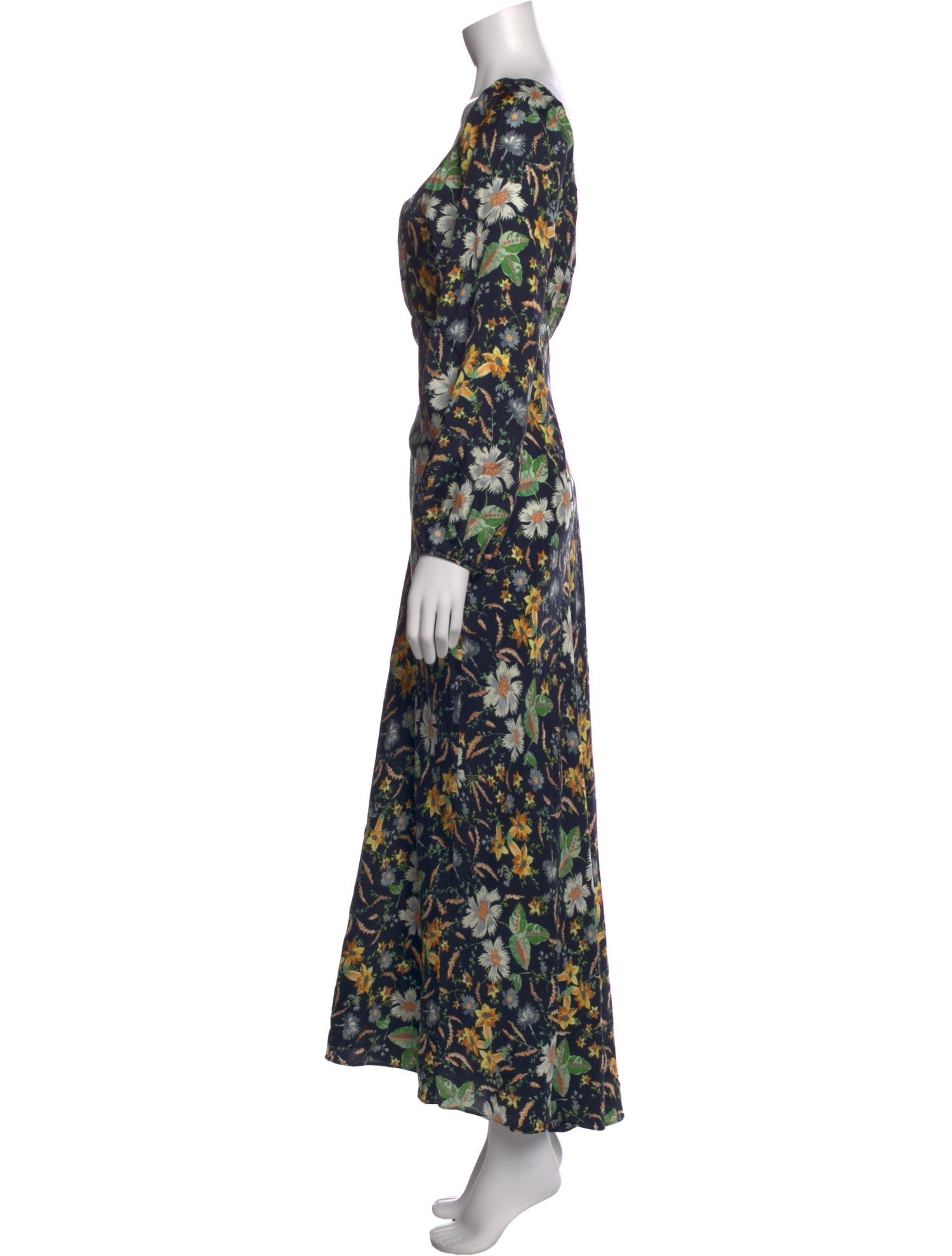 DÔEN Floral Print Long Dress
