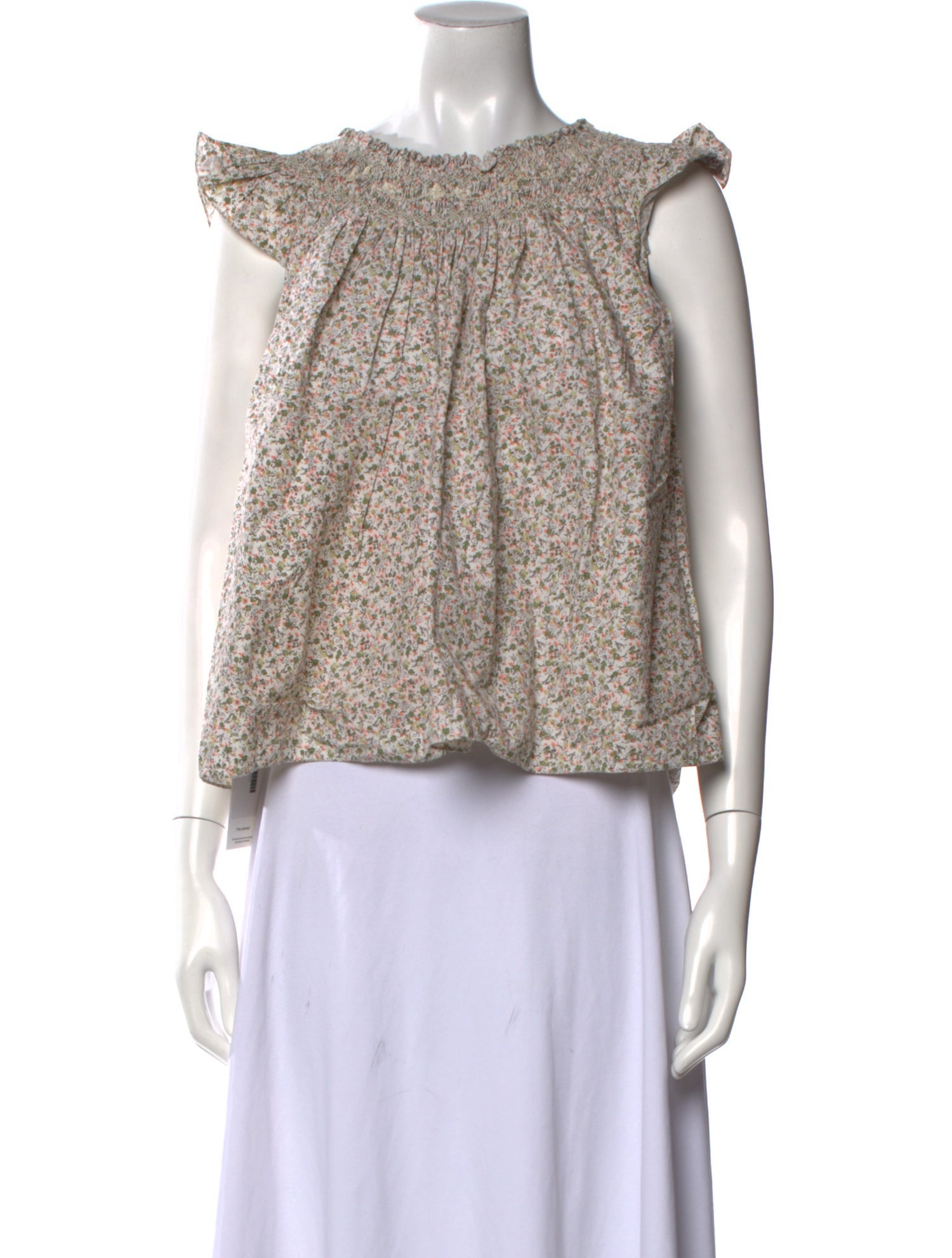 DÔEN Bateau Neckline Sleeveless Crop Top