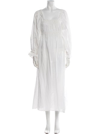 DÔEN Square Neckline Long Dress