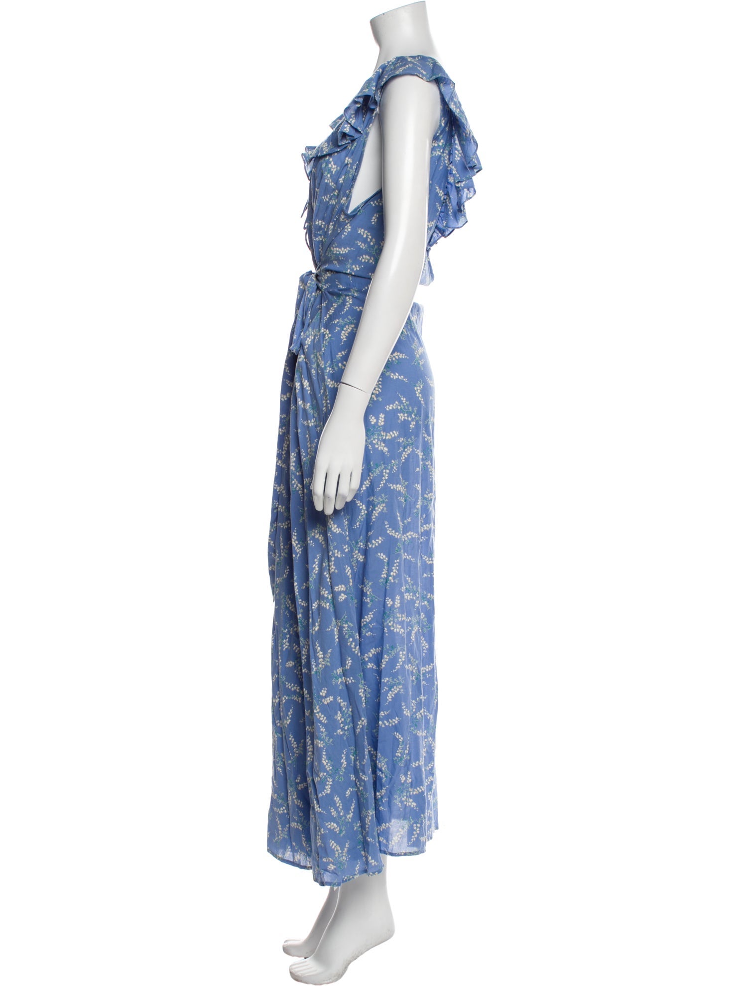 DÔEN Floral Print Long Dress