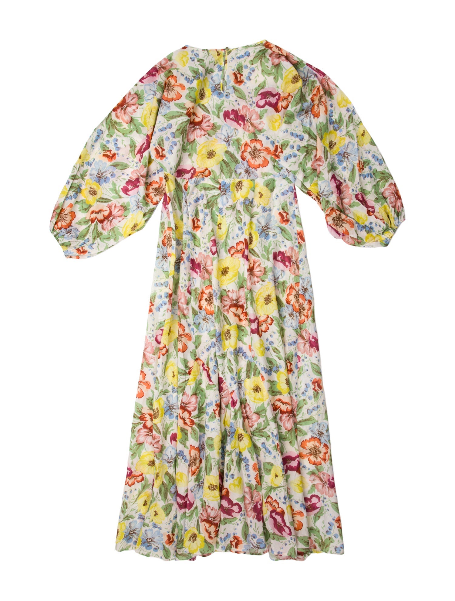 DÔEN Floral Print Long Dress w/ Tags
