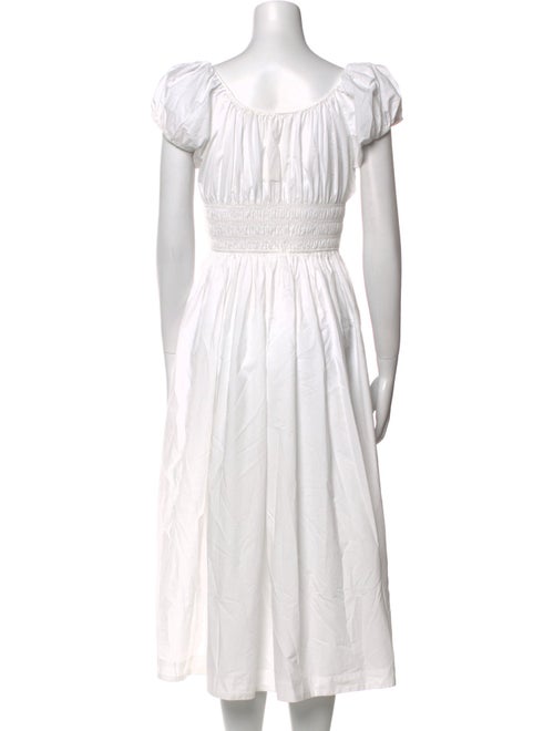 DÔEN Scoop Neck Midi Length Dress