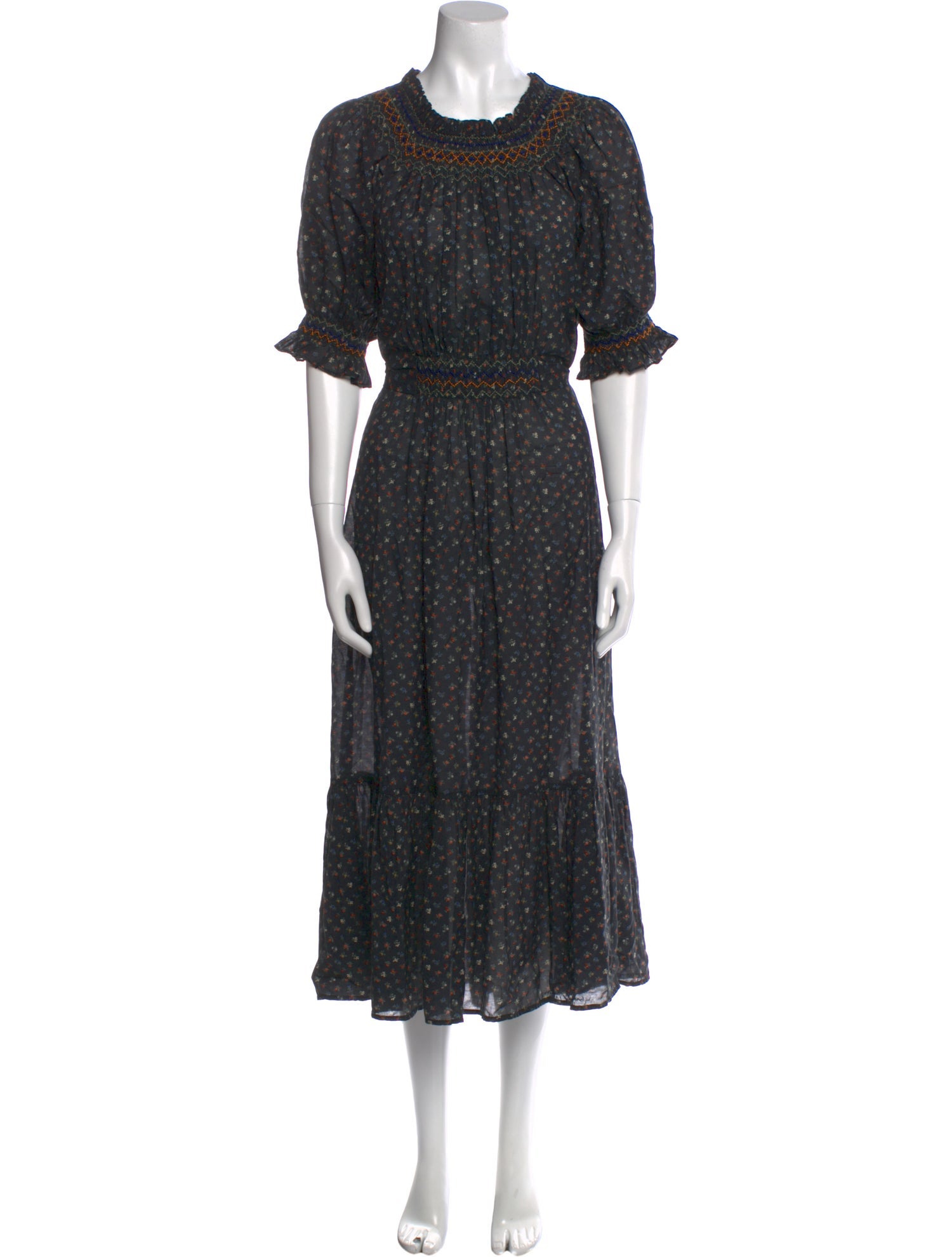 DÔEN Printed Long Dress