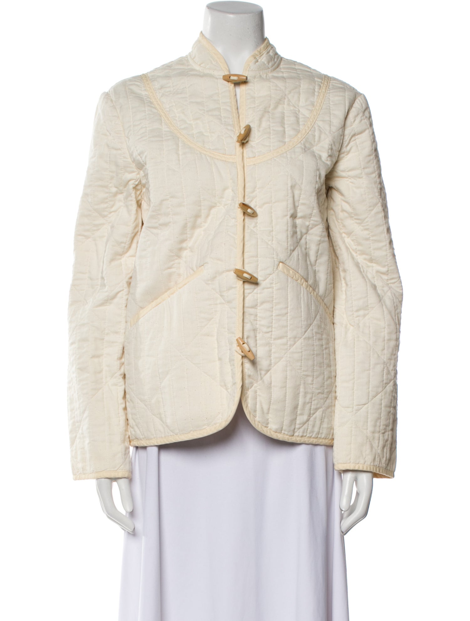 DÔEN Striped Utility Jacket