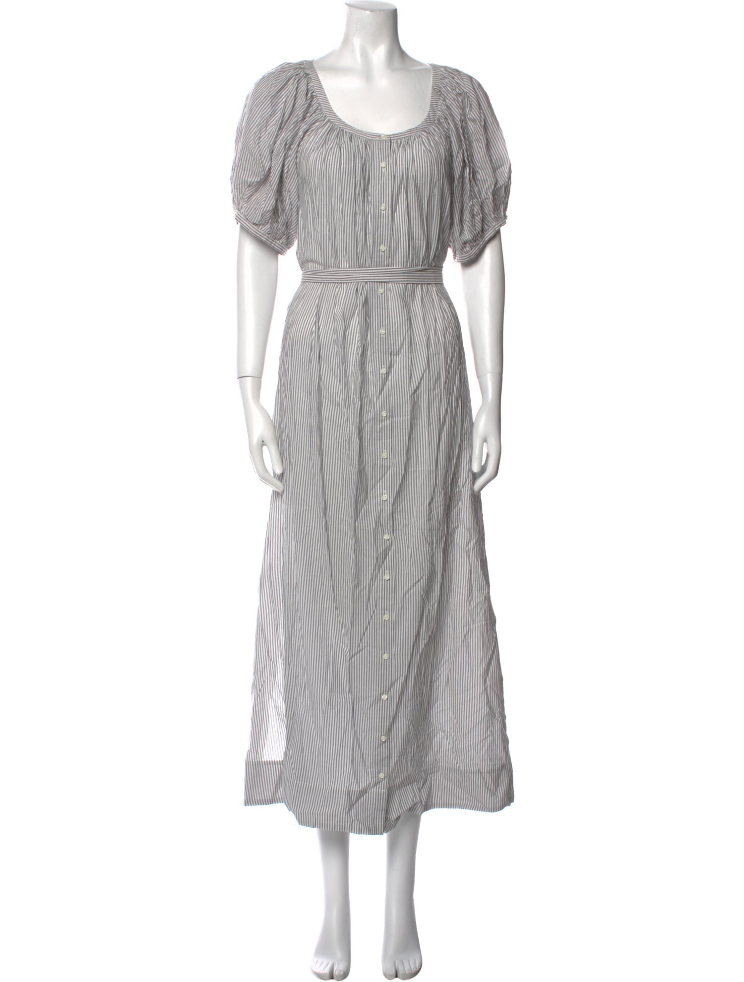 DÔEN Striped Long Dress