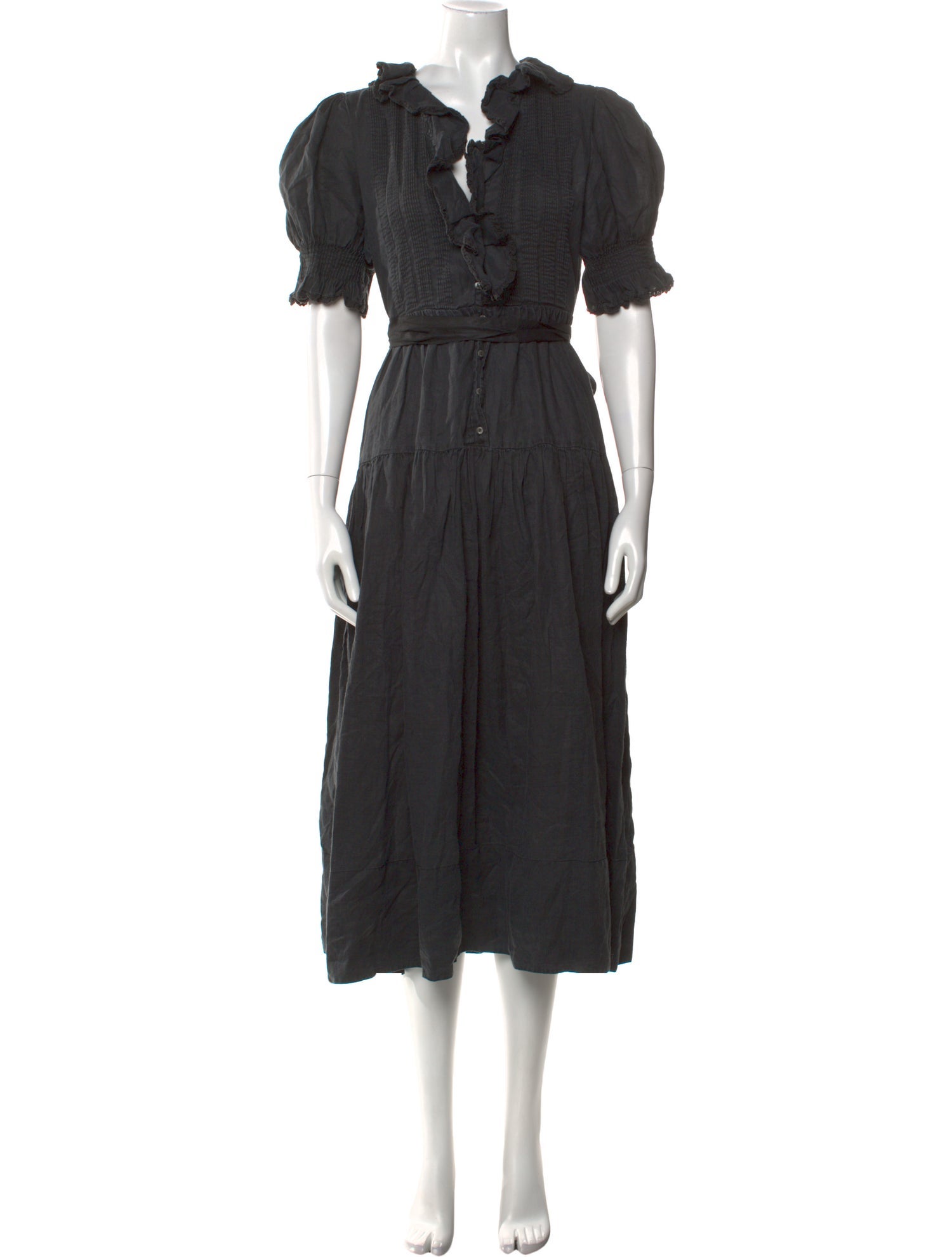 DÔEN V-Neck Long Dress