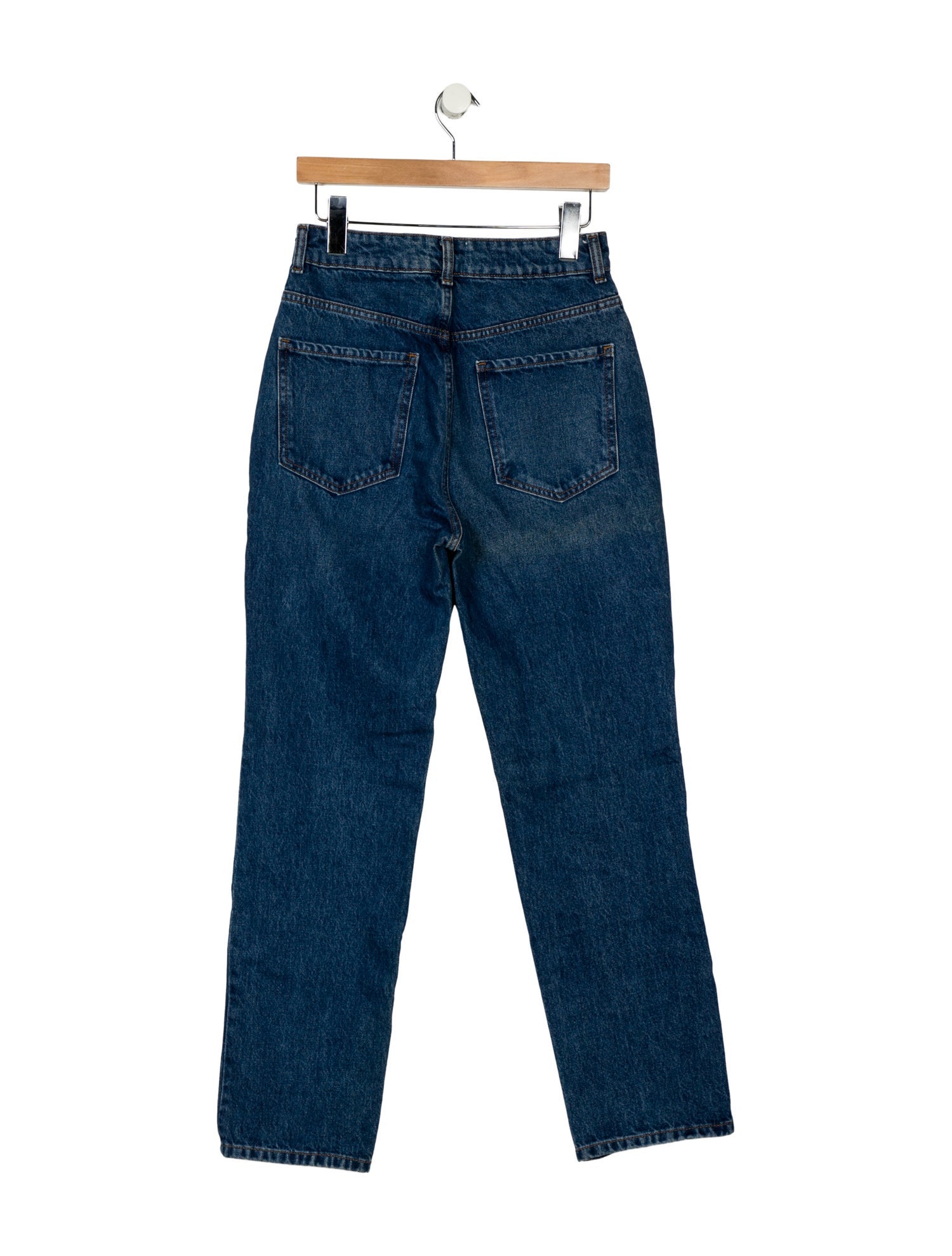 DÔEN High-Rise Straight Leg Jeans