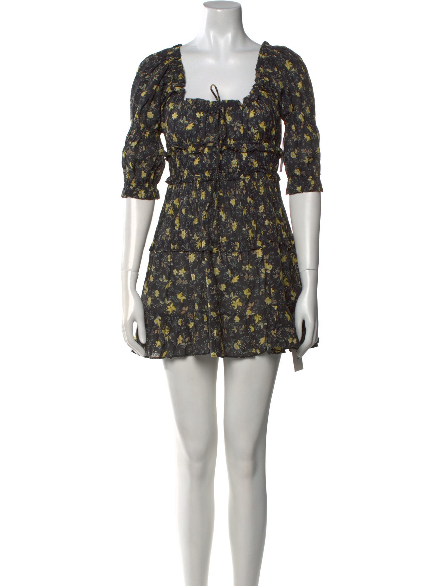 DÔEN Floral Print Mini Dress w/ Tags