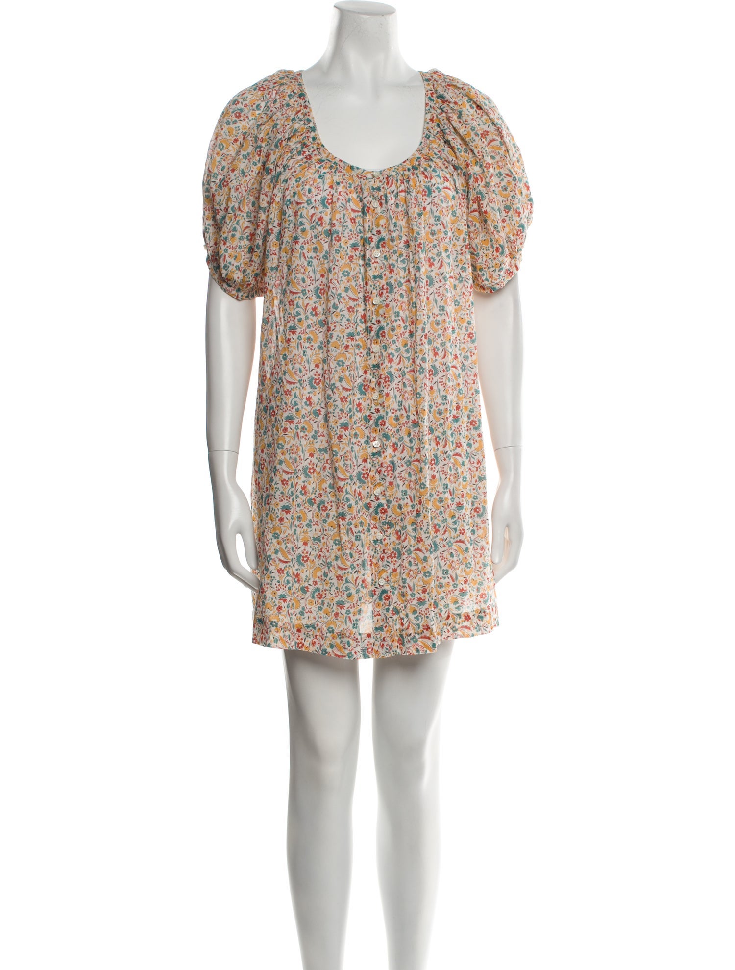 DÔEN Floral Print Mini Dress w/ Tags