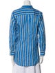 DÔEN Striped Long Sleeve Button-Up Top