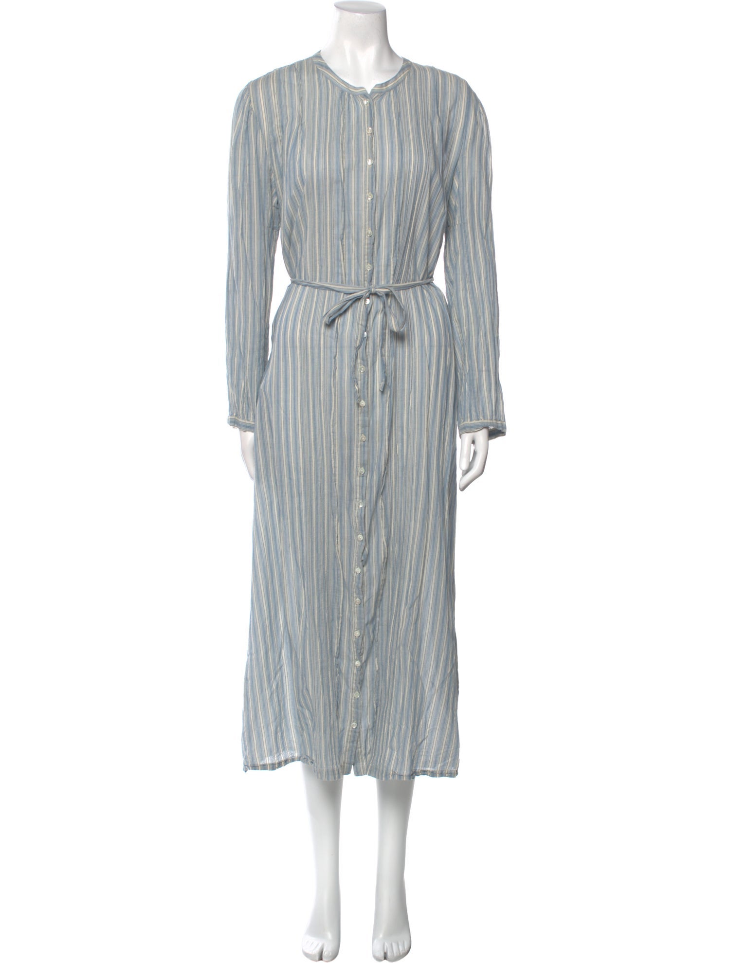 DÔEN Striped Long Dress