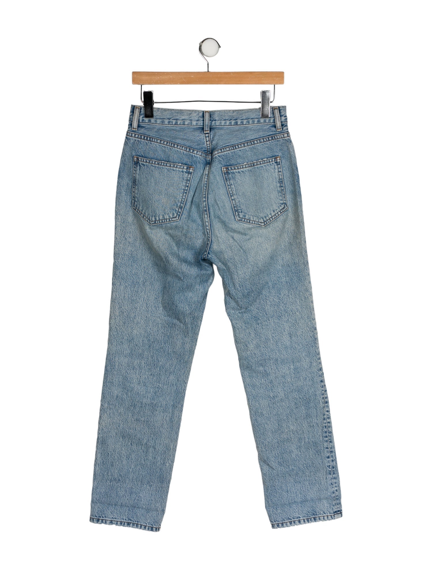 DÔEN High-Rise Straight Leg Jeans