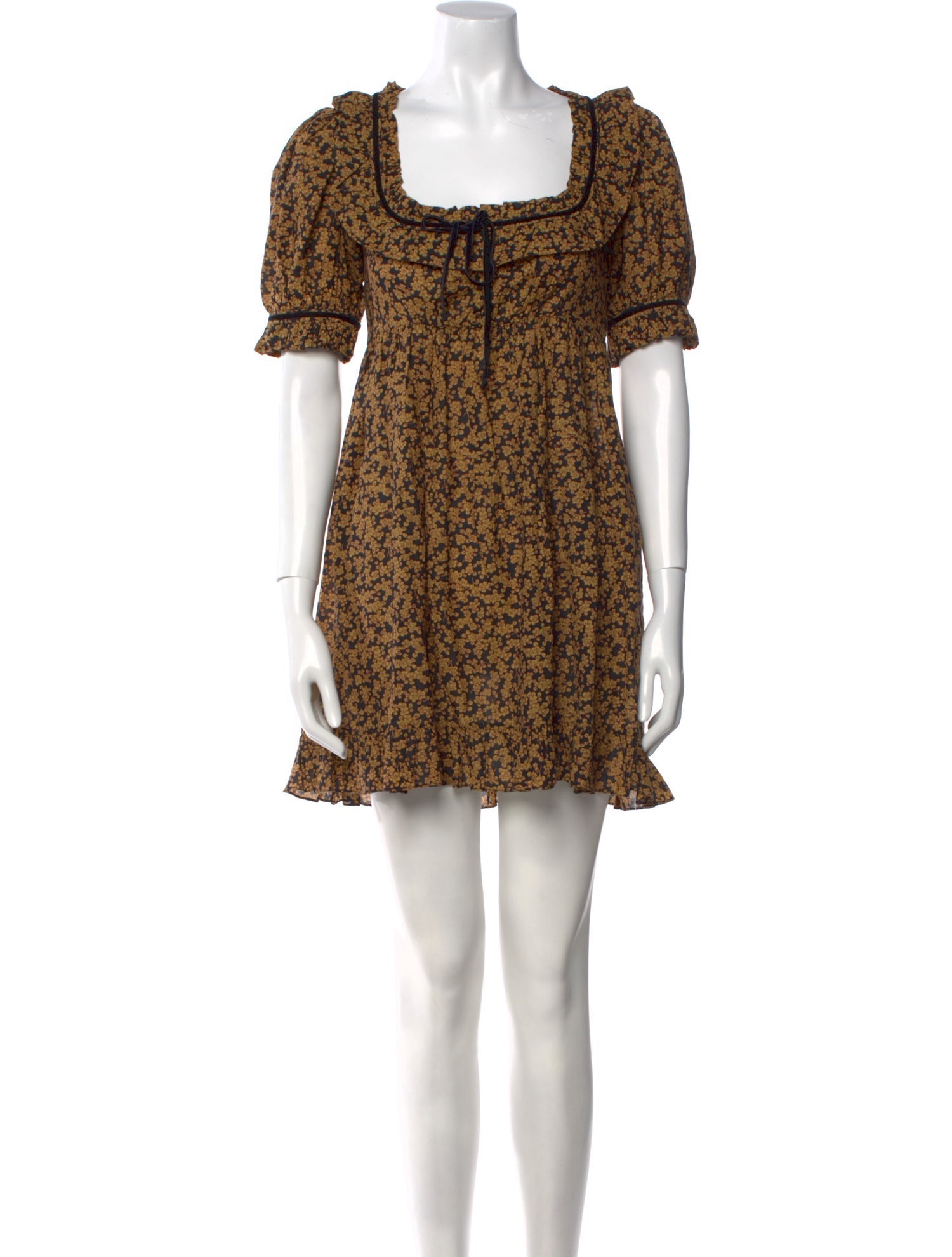 DÔEN Floral Print Mini Dress