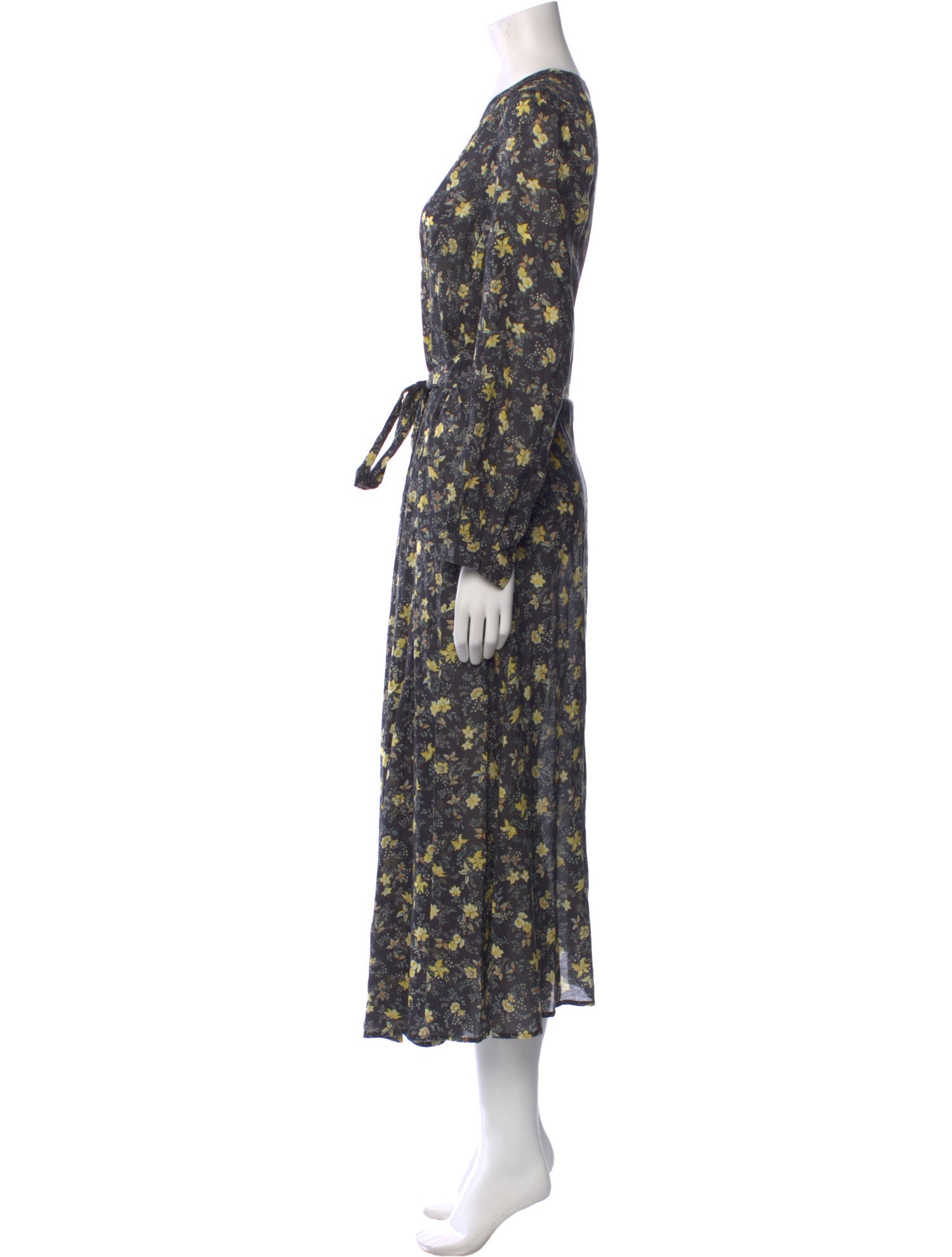 DÔEN Floral Print Long Dress