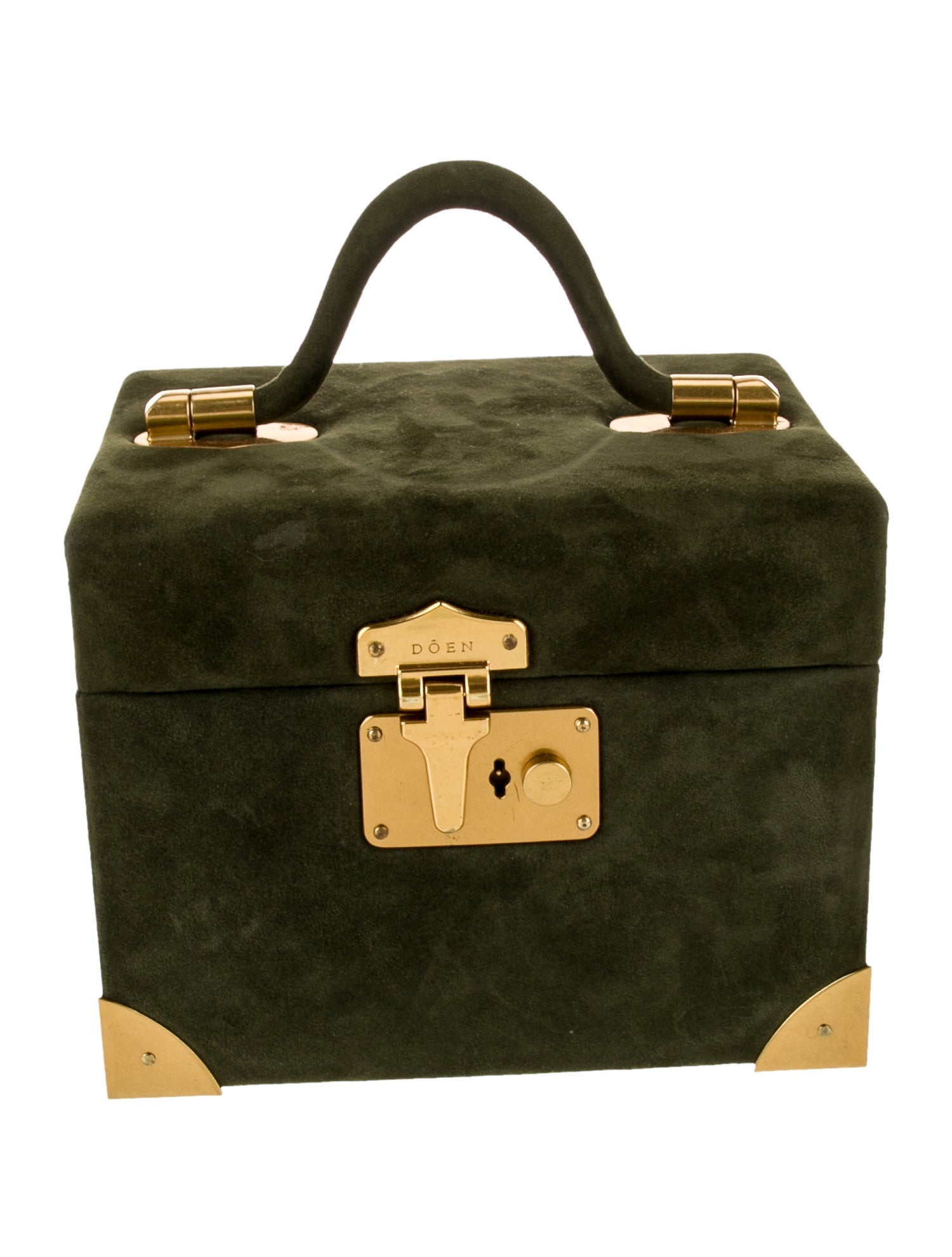 DÔEN Suede Top Handle Bag