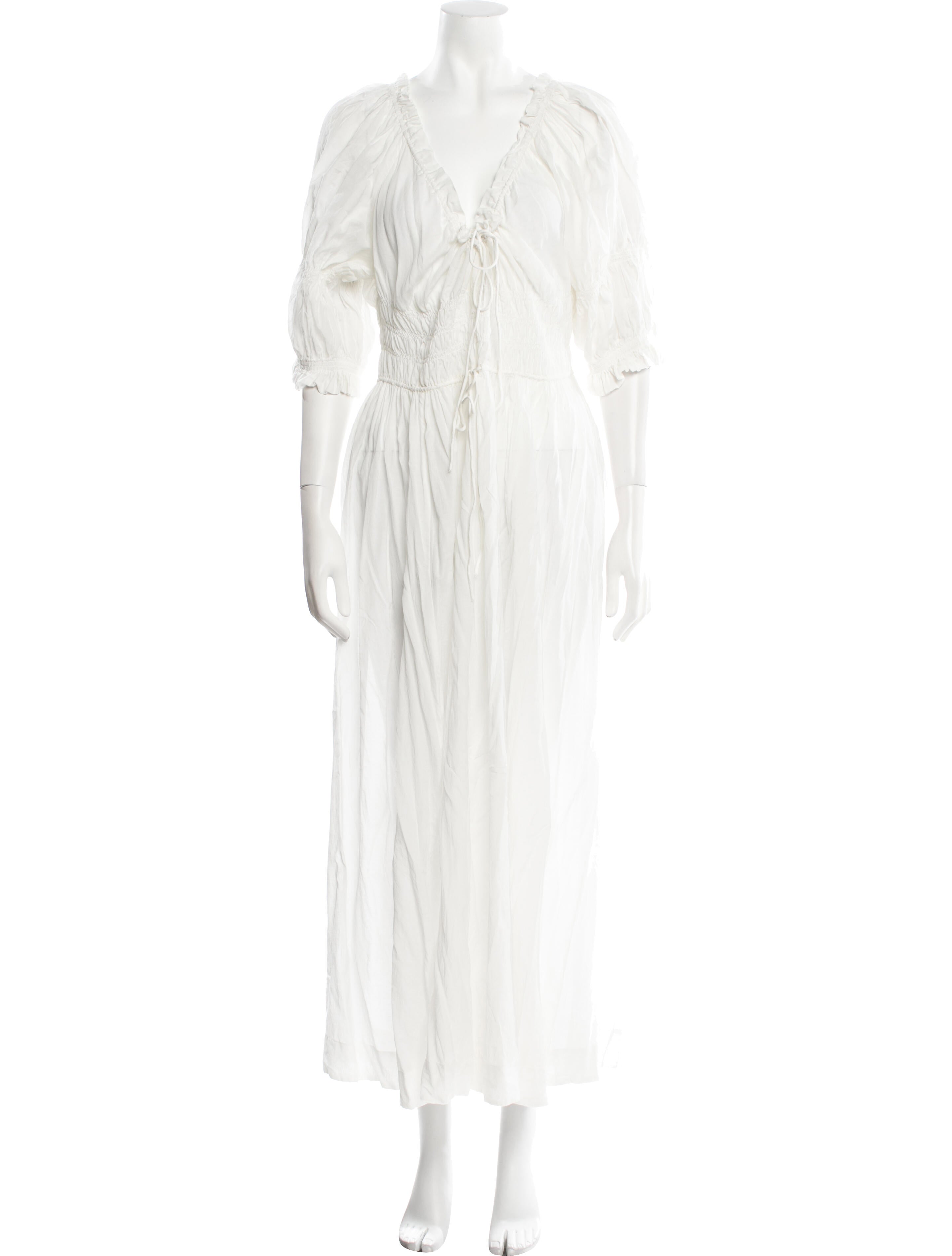 DÔEN V-Neck Long Dress