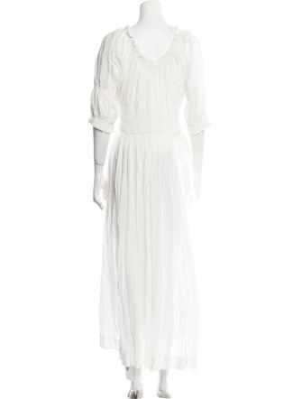 DÔEN V-Neck Long Dress