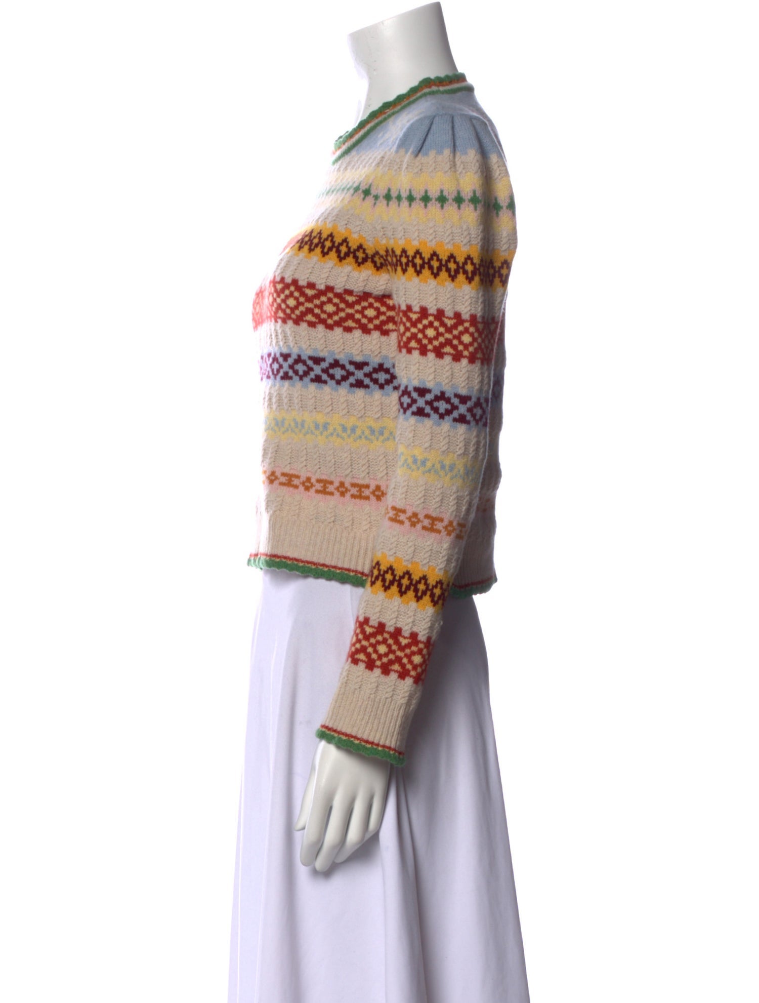 DÔEN Cashmere Striped Sweater