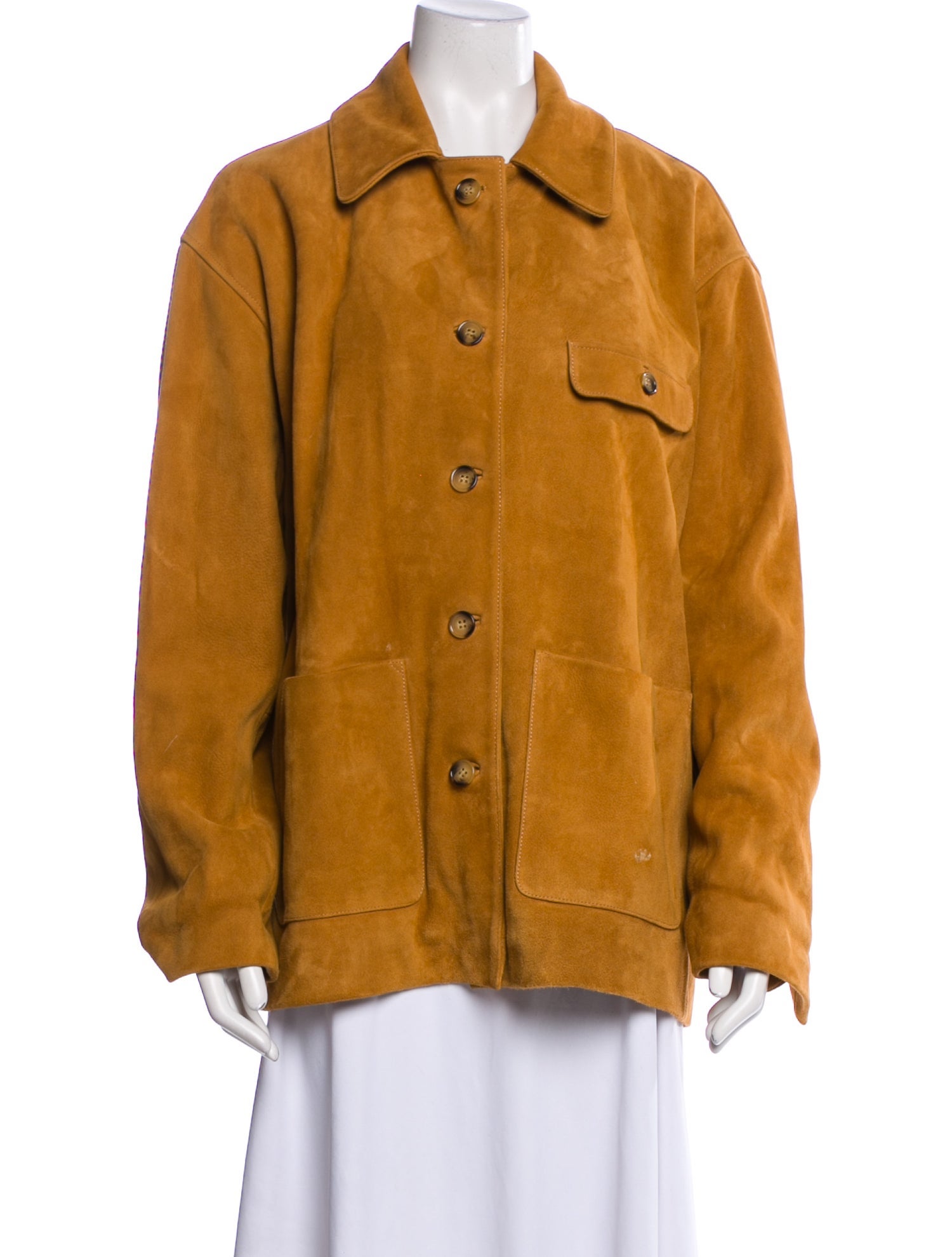 DÔEN Suede Utility Jacket