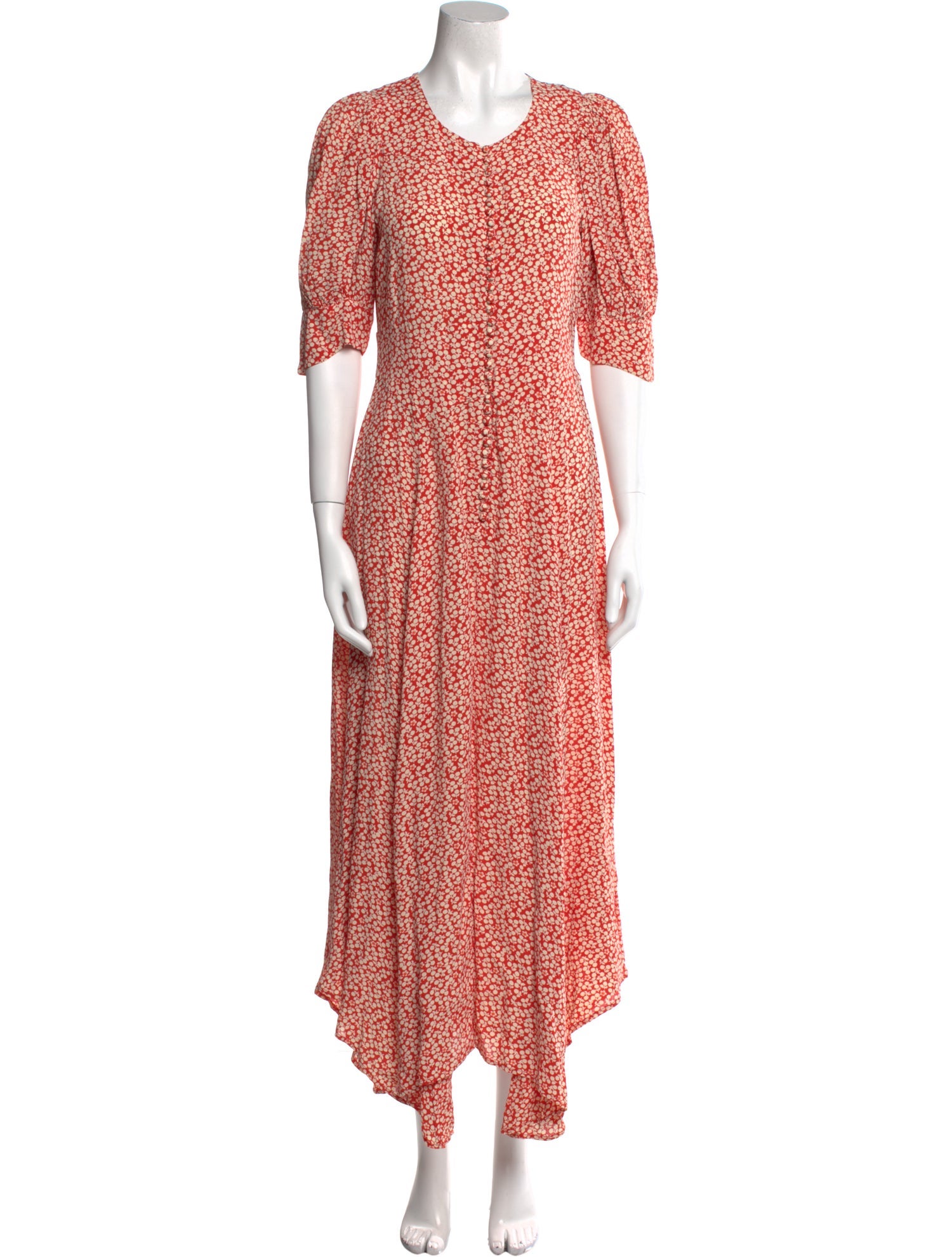 DÔEN Floral Print Long Dress