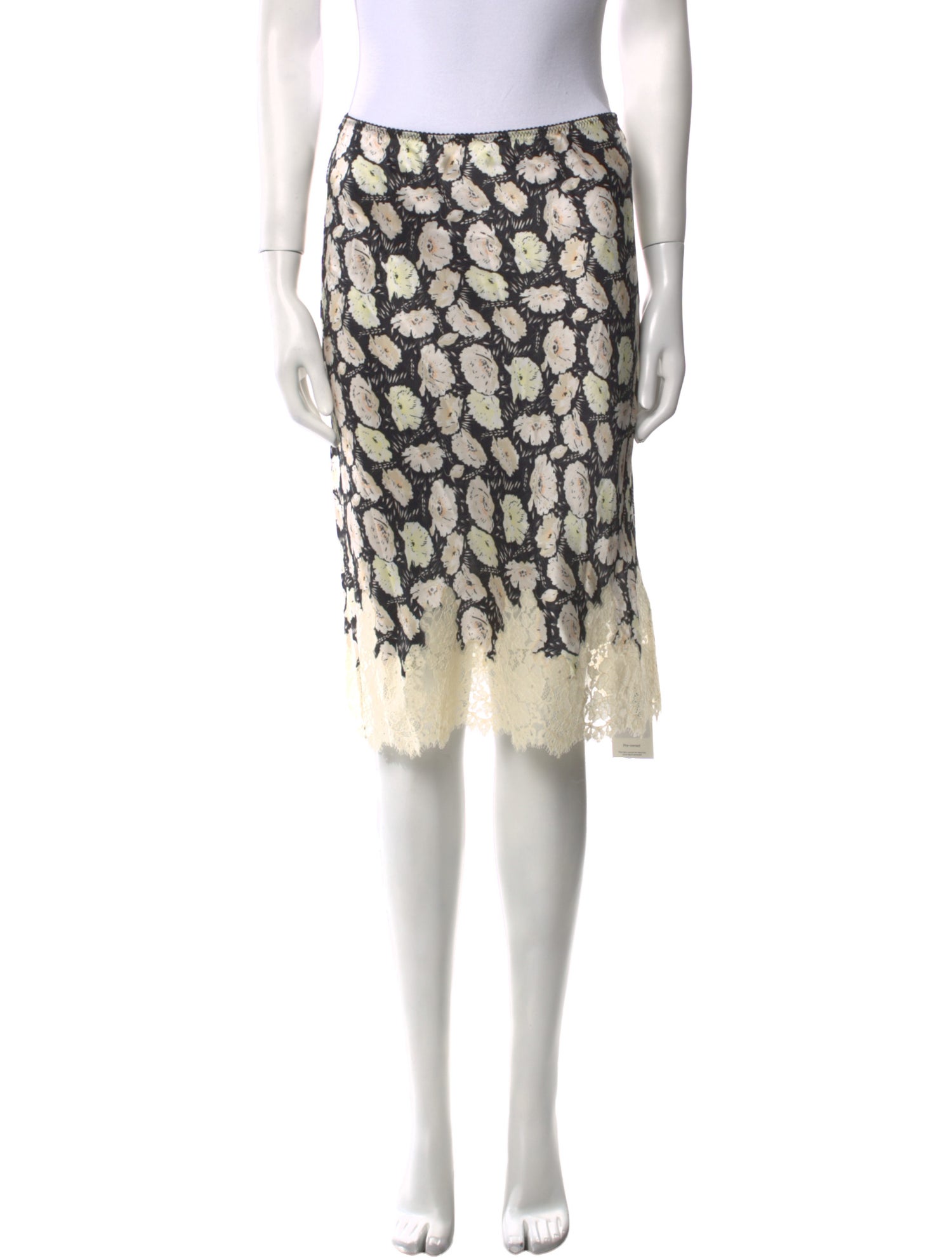 DÔEN Silk Knee-Length Skirt w/ Tags