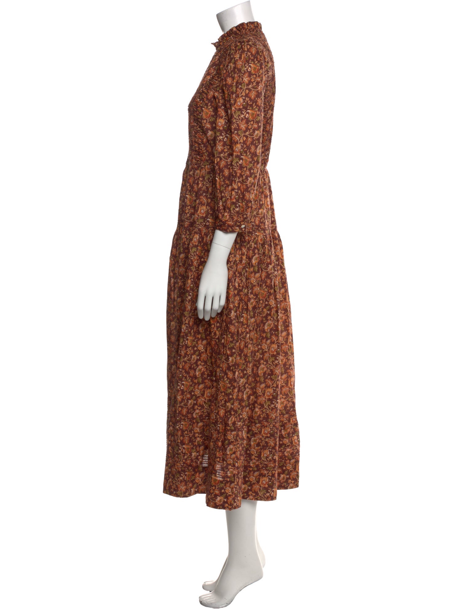 DÔEN Floral Print Long Dress