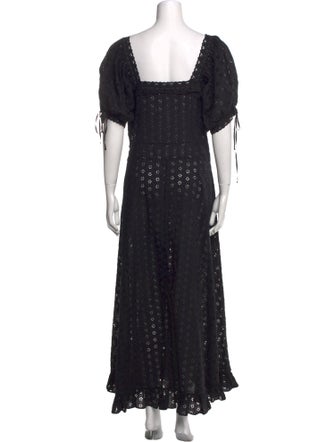 DÔEN Square Neckline Long Dress