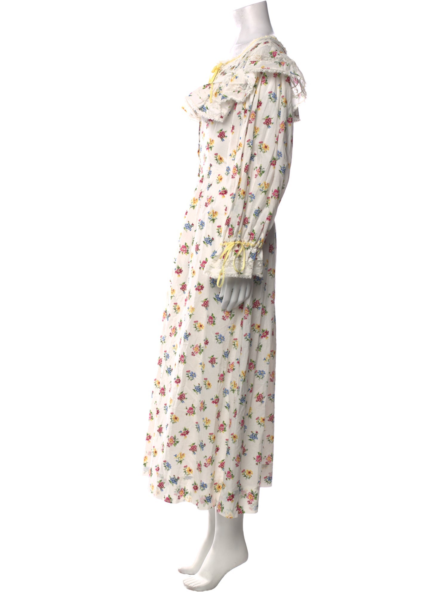 DÔEN Floral Print Long Dress