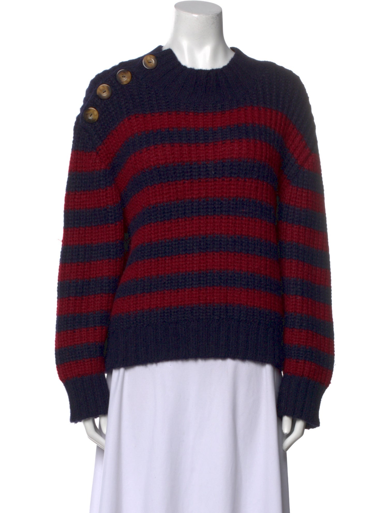 DÔEN Alpaca Striped Sweater