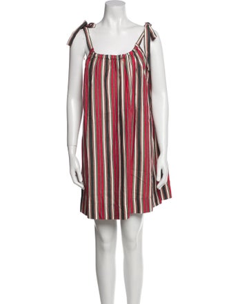 DÔEN Striped Mini Dress