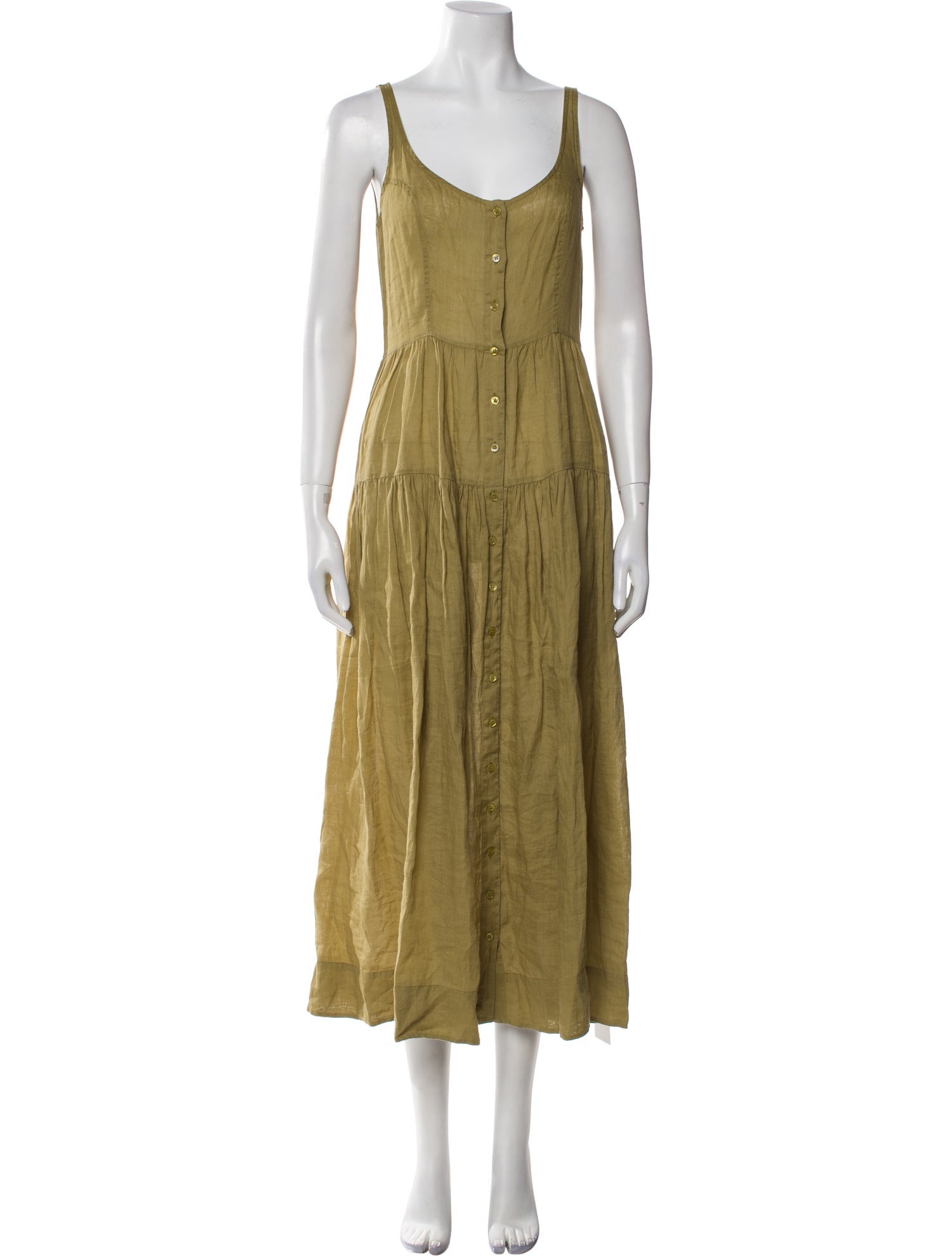 DÔEN Scoop Neck Long Dress