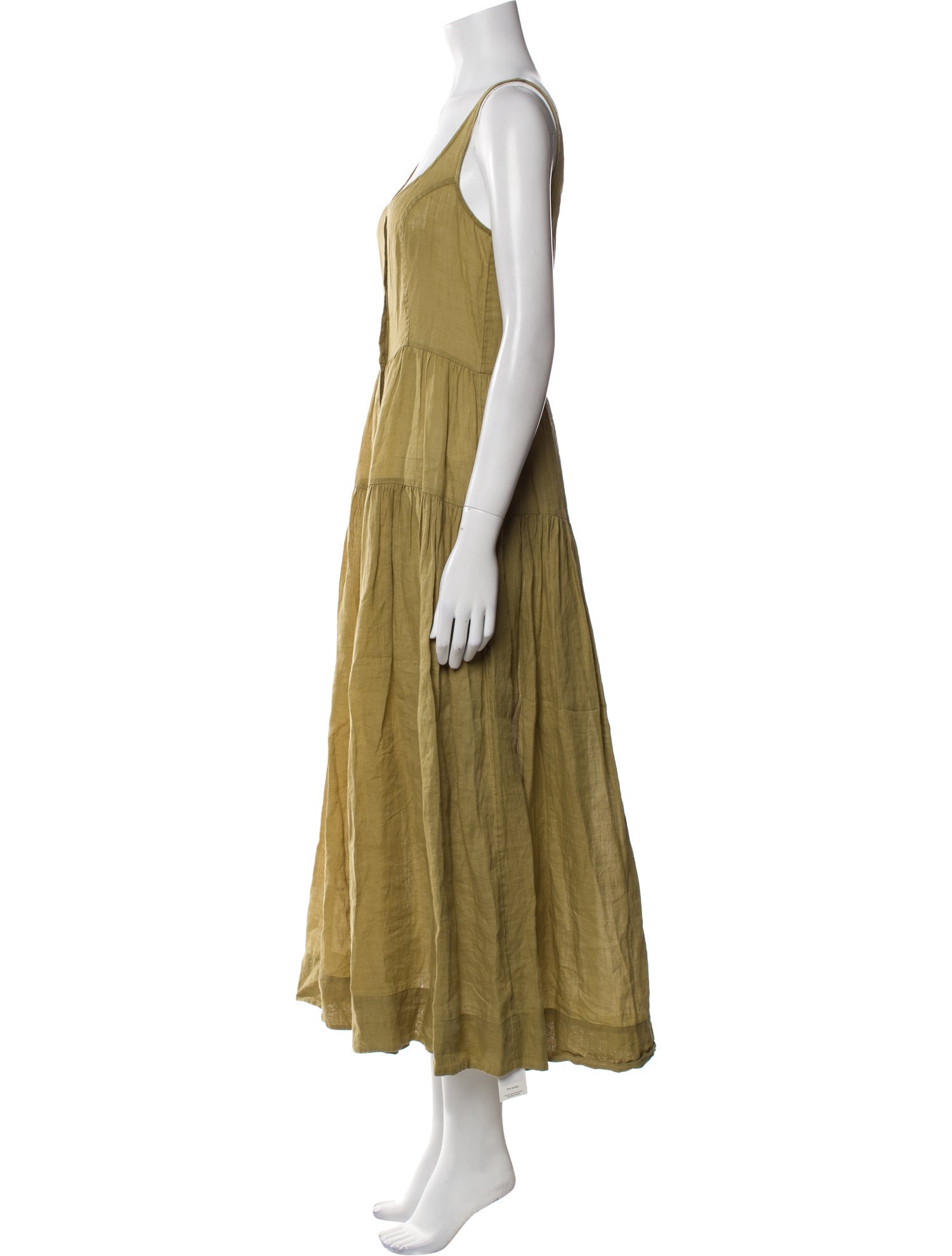 DÔEN Scoop Neck Long Dress