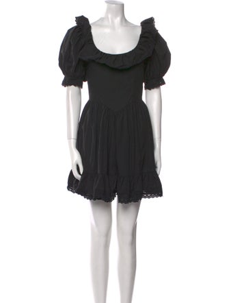 DÔEN Scoop Neck Mini Dress