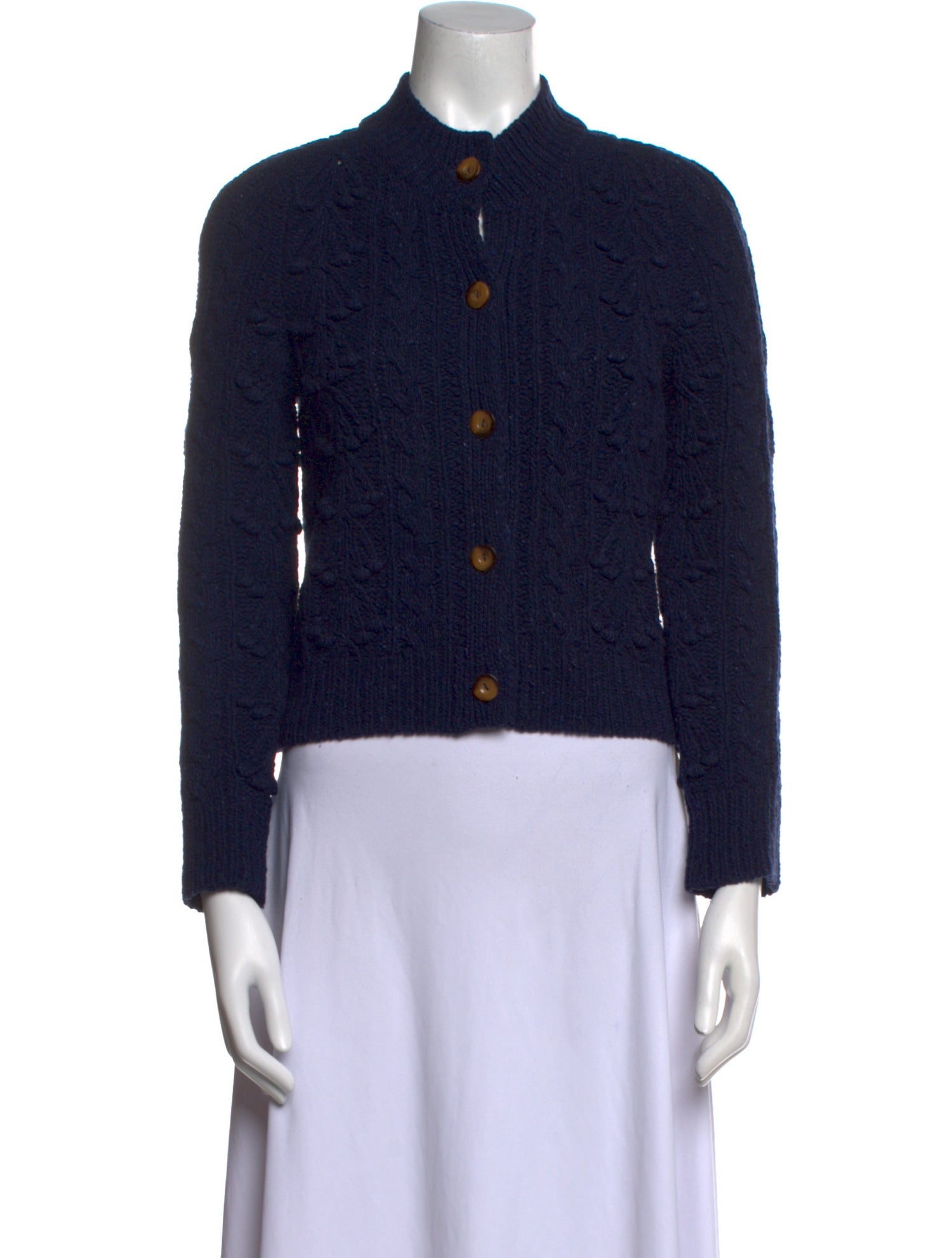 DÔEN Wool Mock Neck Sweater