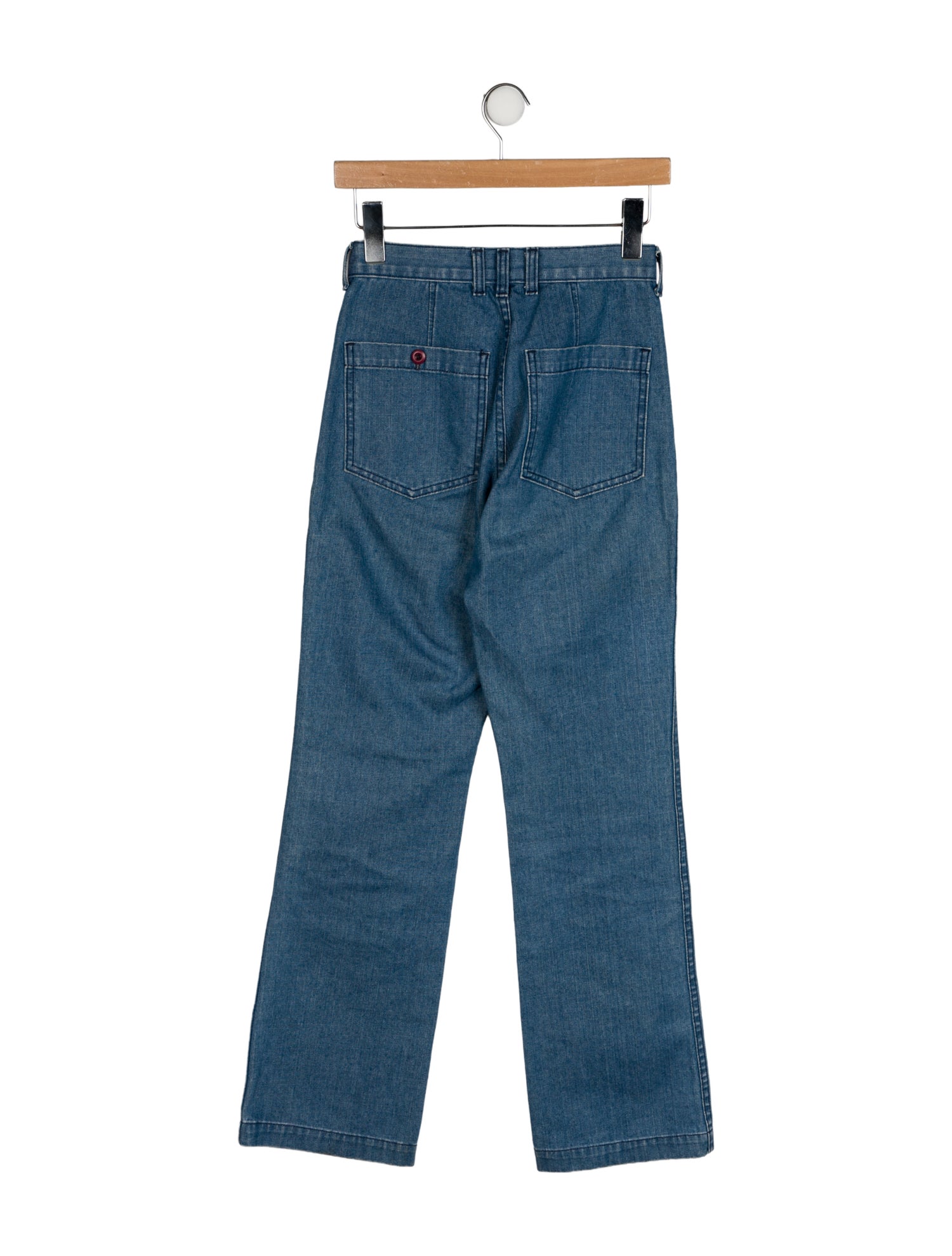 DÔEN High-Rise Straight Leg Jeans