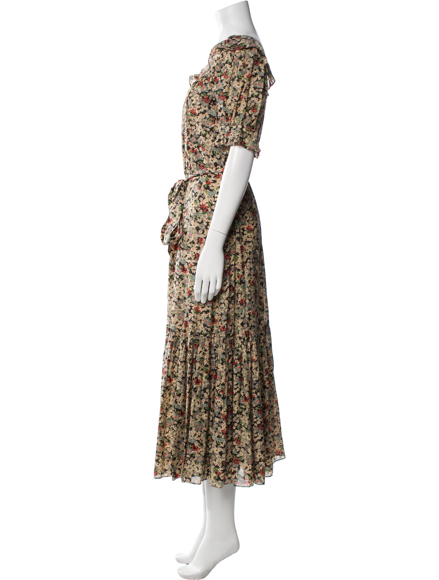 DÔEN Floral Print Long Dress
