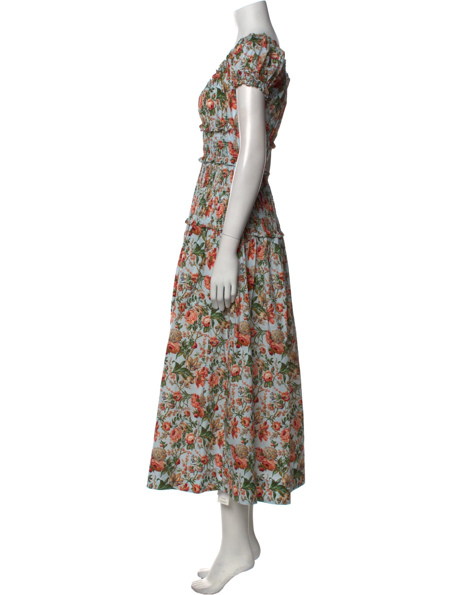 DÔEN Floral Print Long Dress