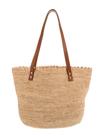 DÔEN Raffia Bucket Bag