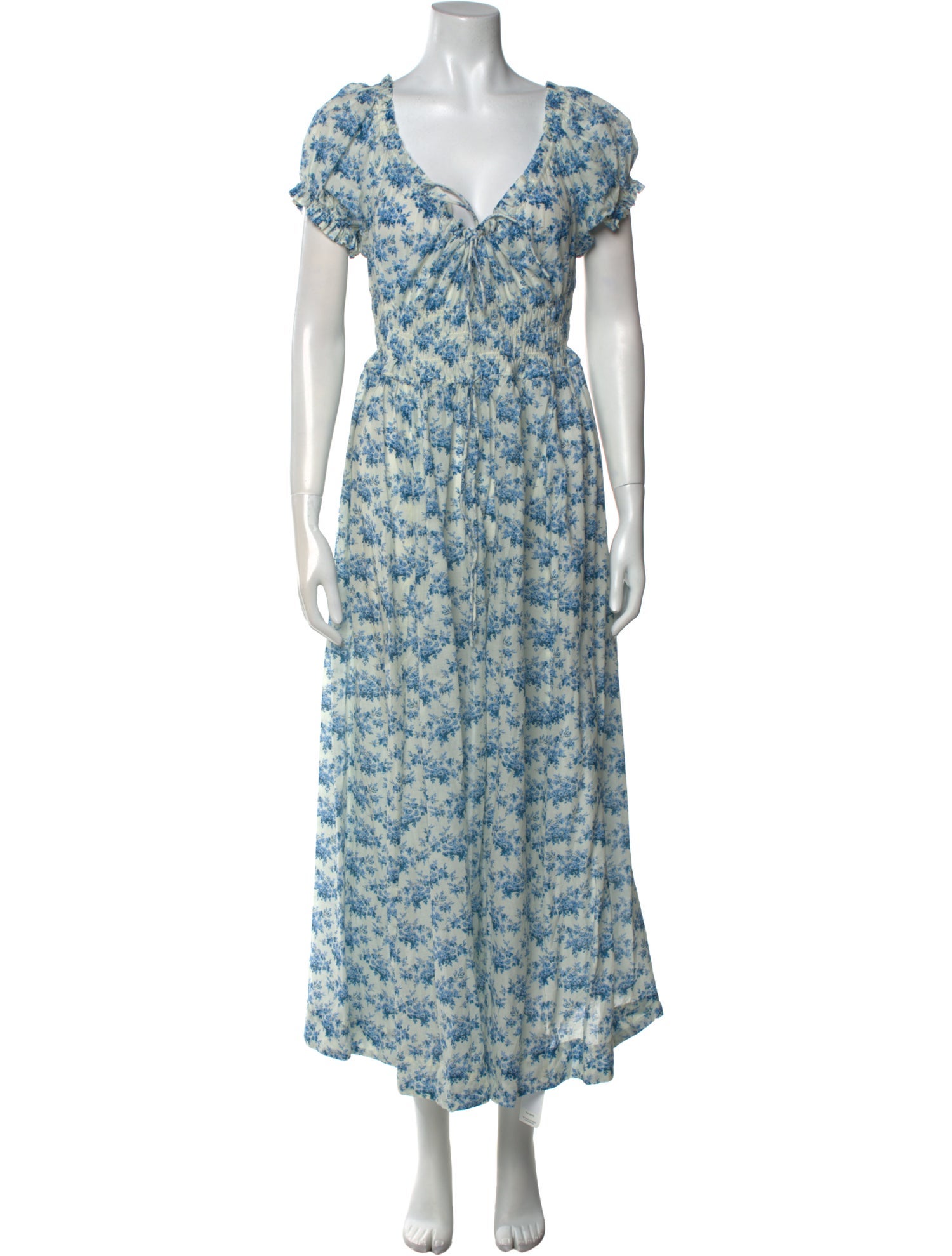 DÔEN Floral Print Long Dress