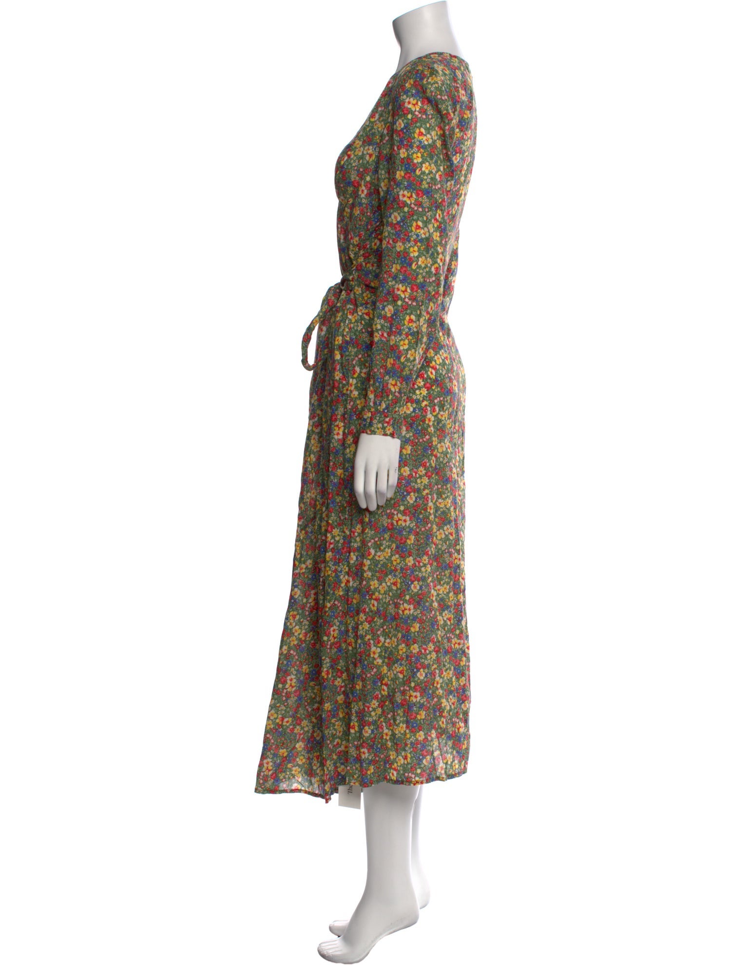 DÔEN Floral Print Long Dress