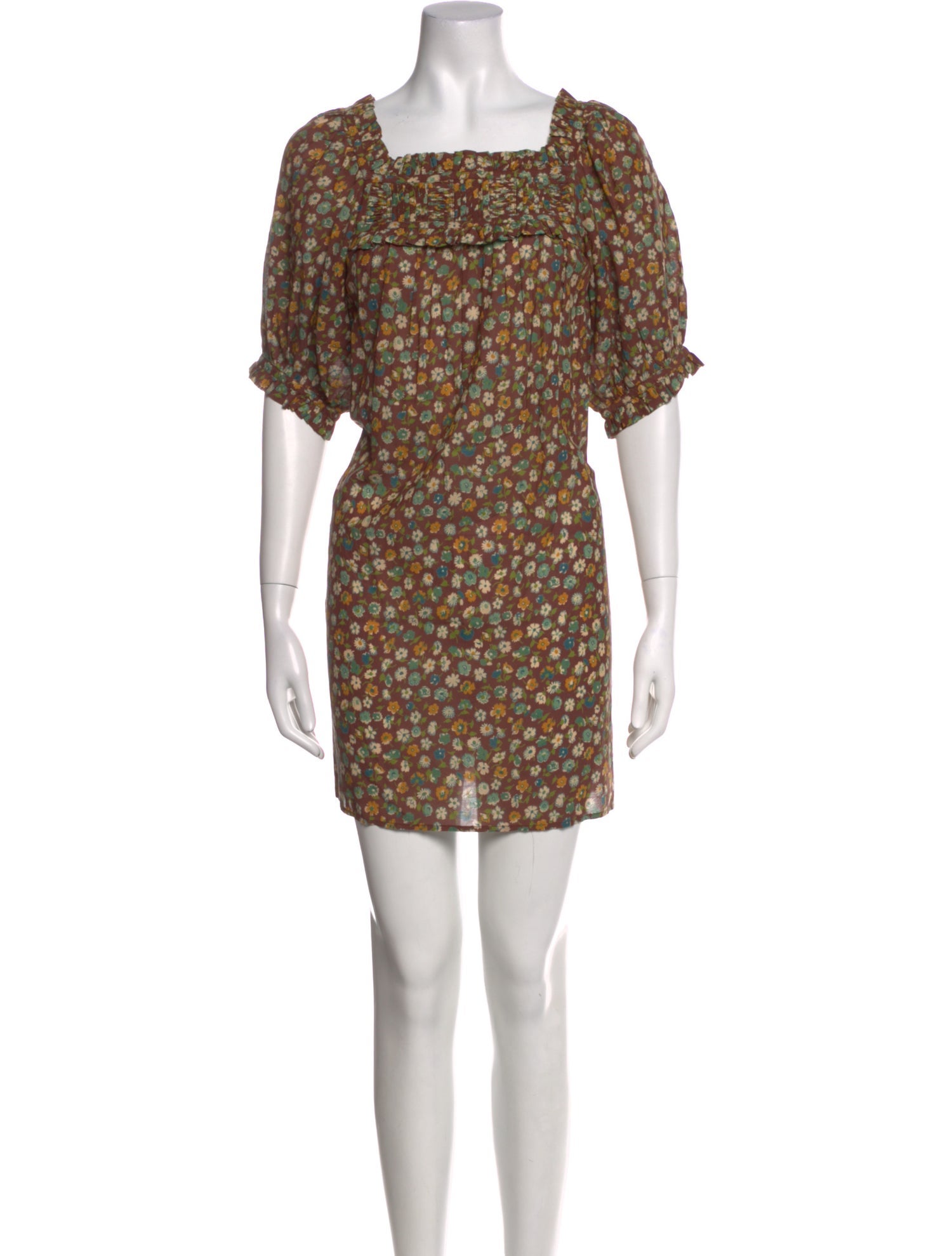 DÔEN Floral Print Mini Dress