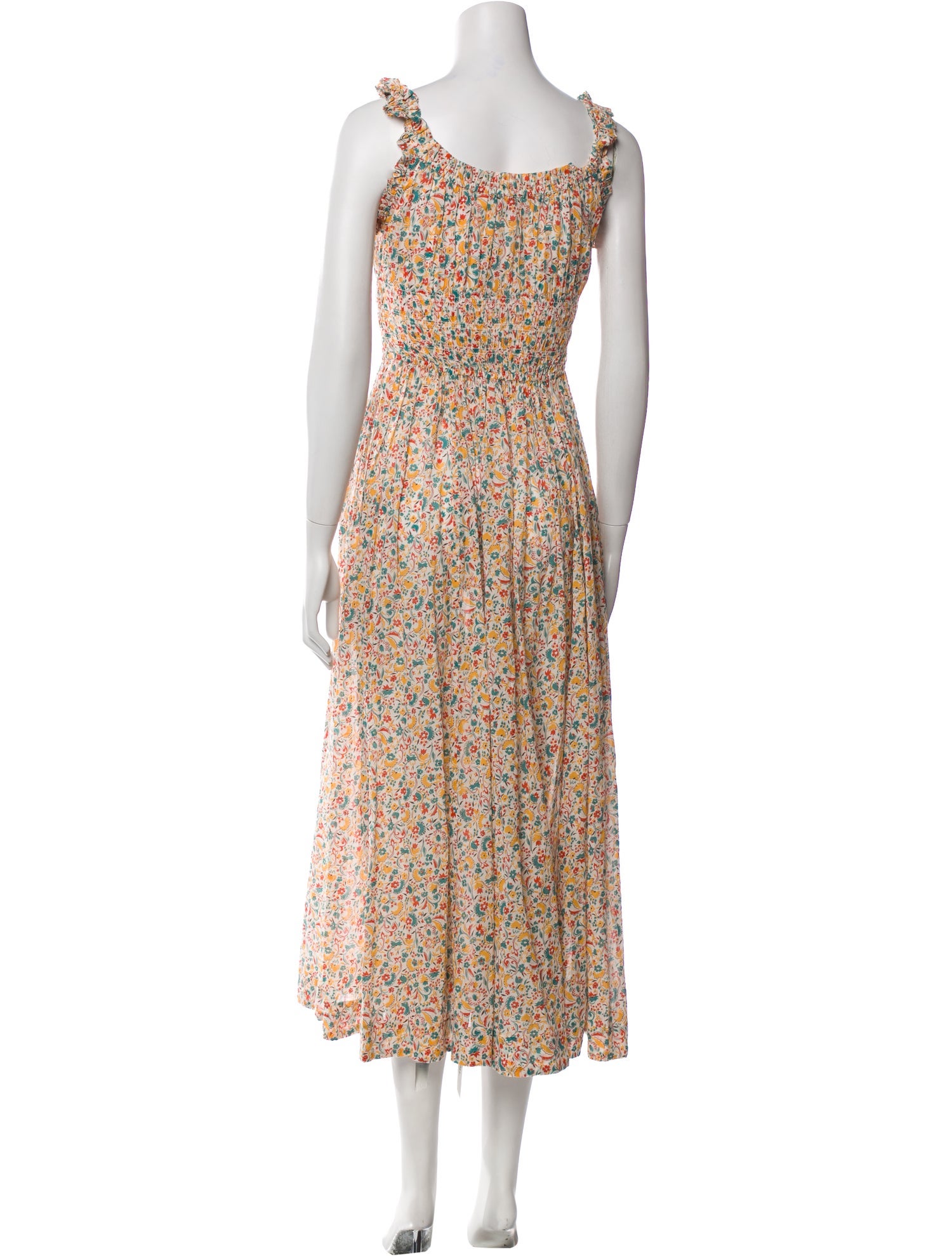 DÔEN Floral Print Long Dress