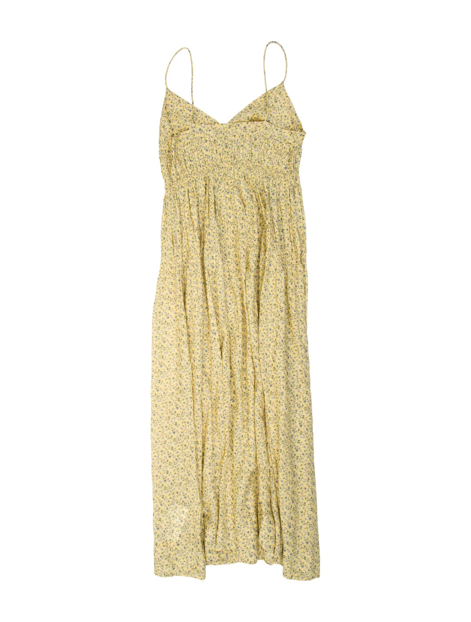 DÔEN Floral Print Midi Length Dress