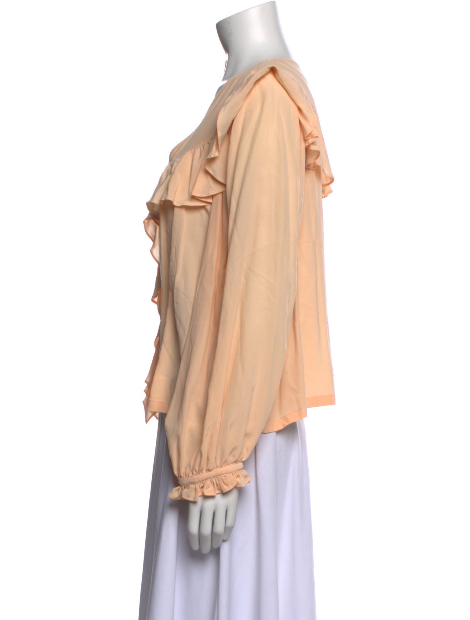 DÔEN Silk V-Neck Blouse w/ Tags