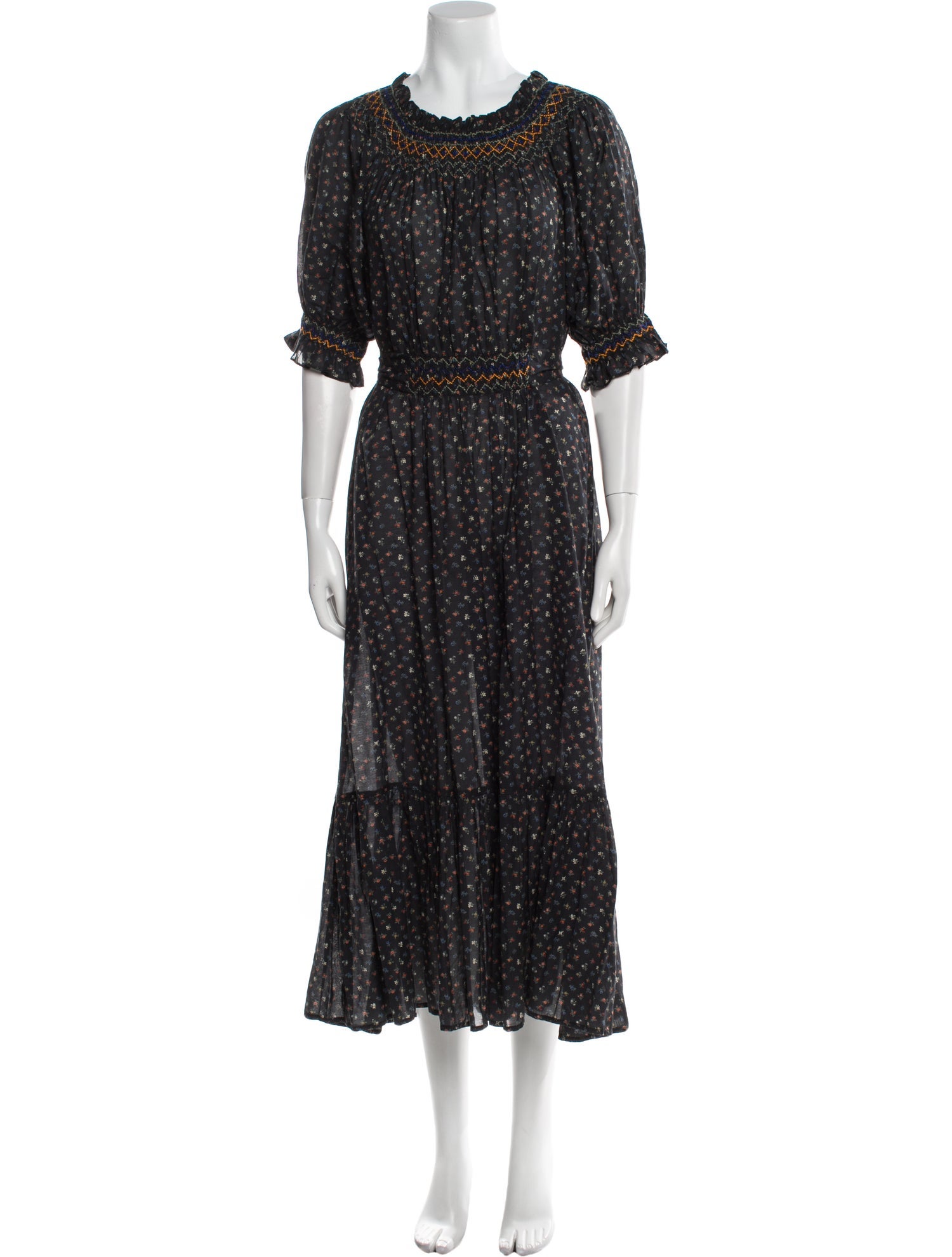 DÔEN Printed Long Dress