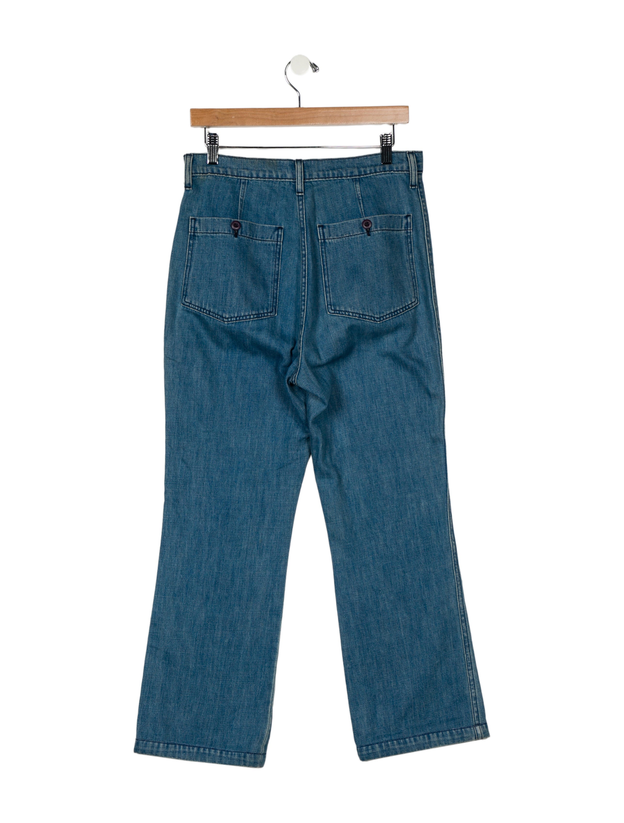 DÔEN High-Rise Straight Leg Jeans