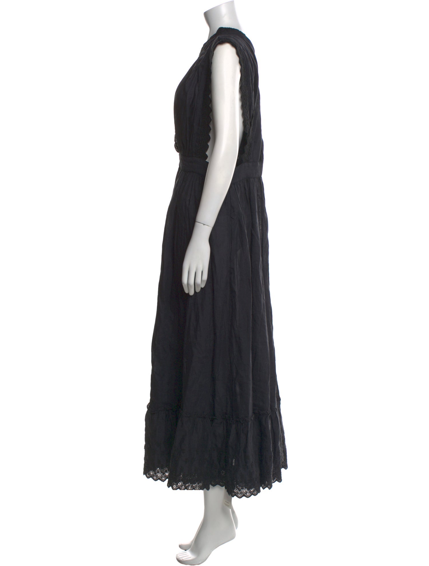 DÔEN V-Neck Long Dress