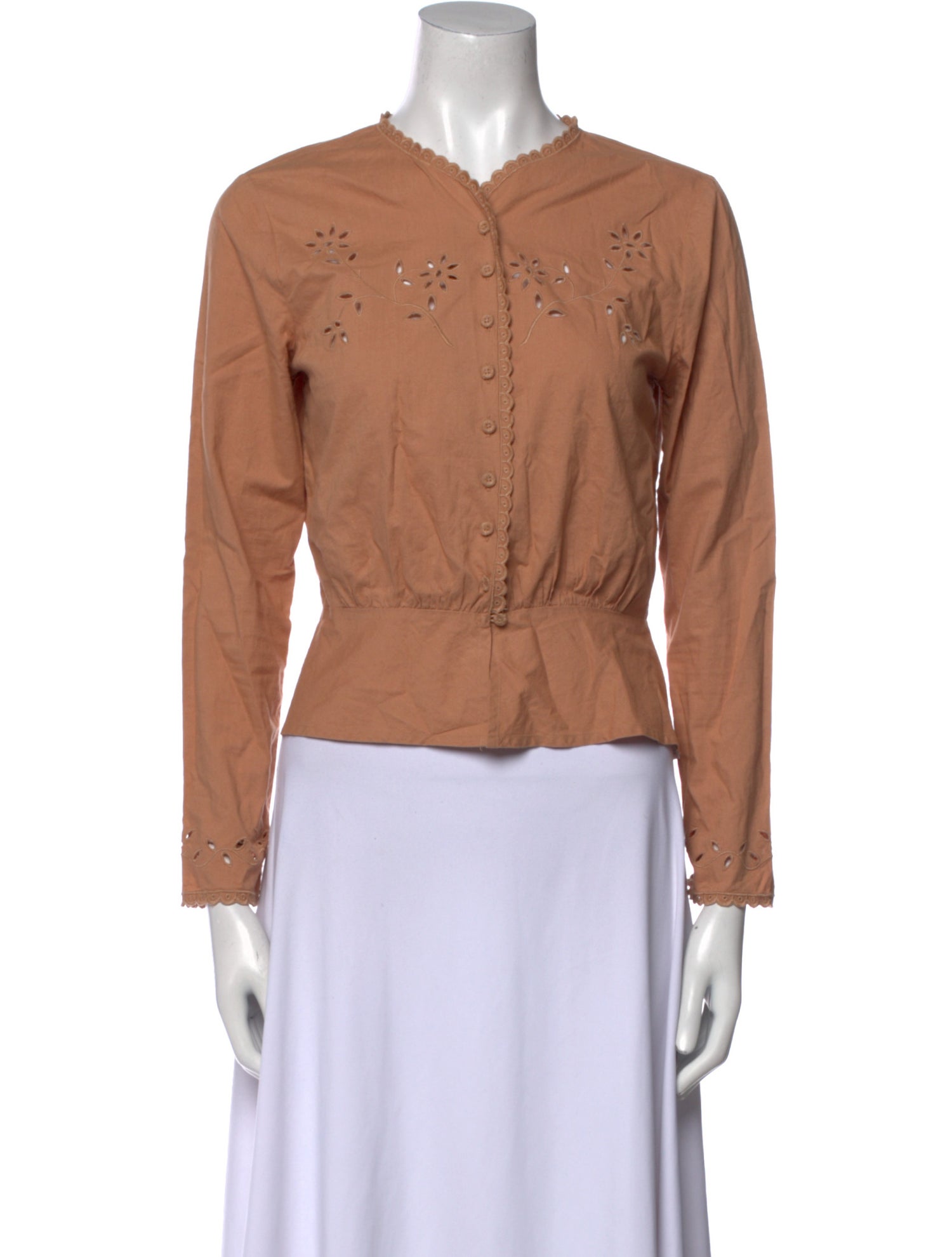 DÔEN Mock Neck Long Sleeve Sweatshirt