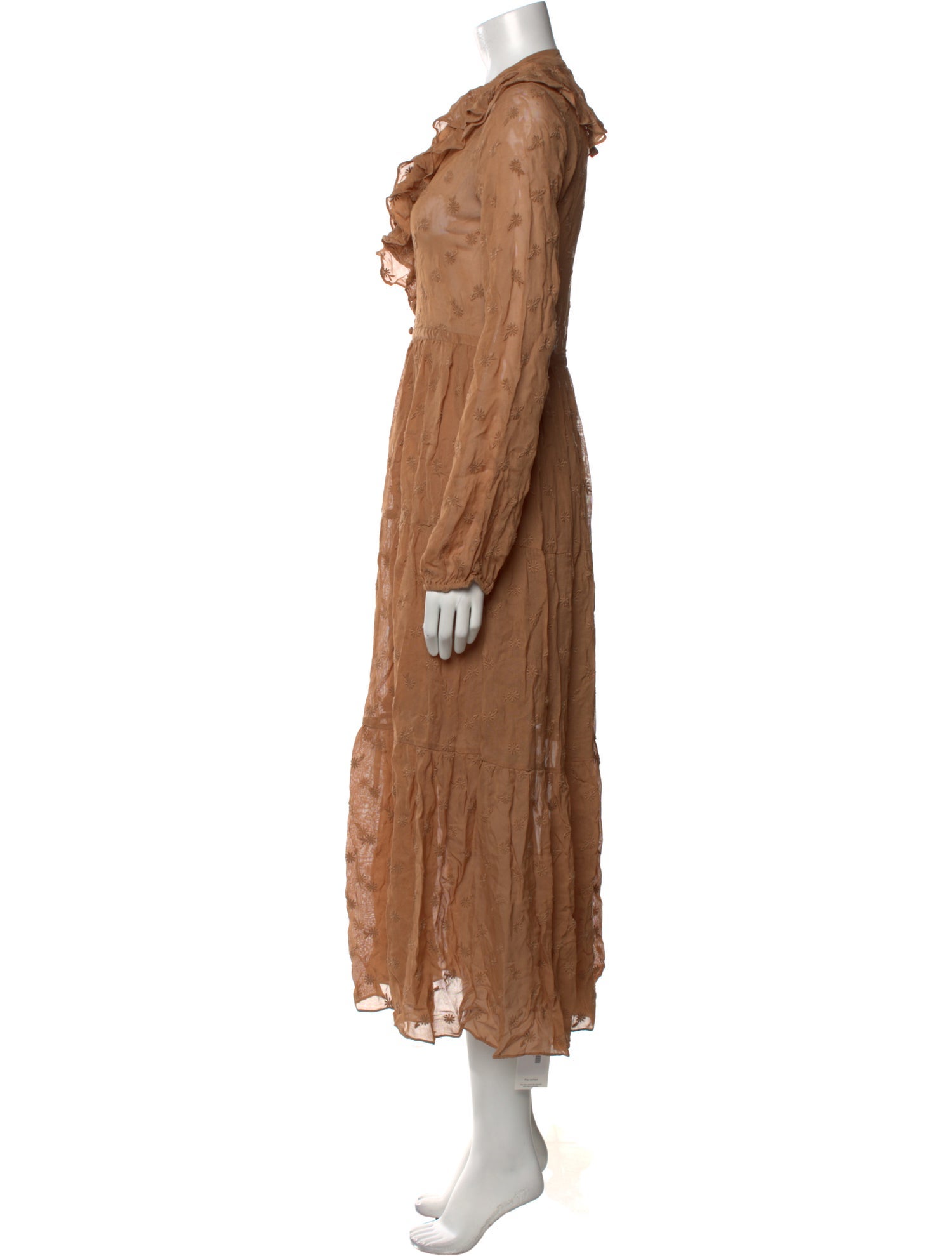 DÔEN Tie Neck Long Dress