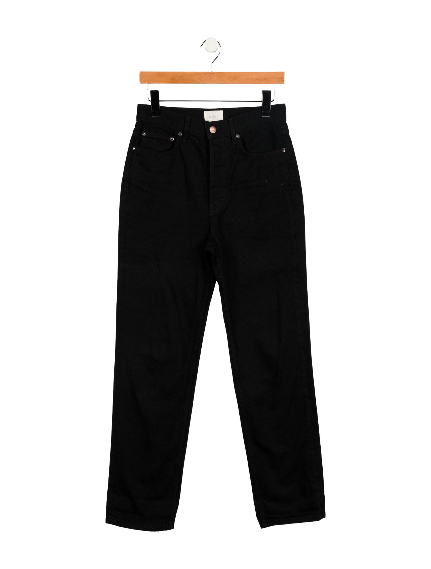 DÔEN High-Rise Straight Leg Jeans
